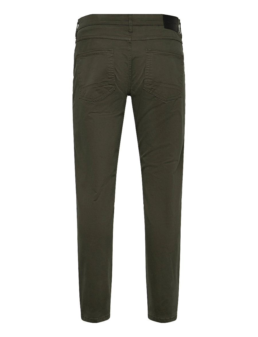 Lindbergh - Cashmere touch 5 pocket pants - casual trousers - army - 2