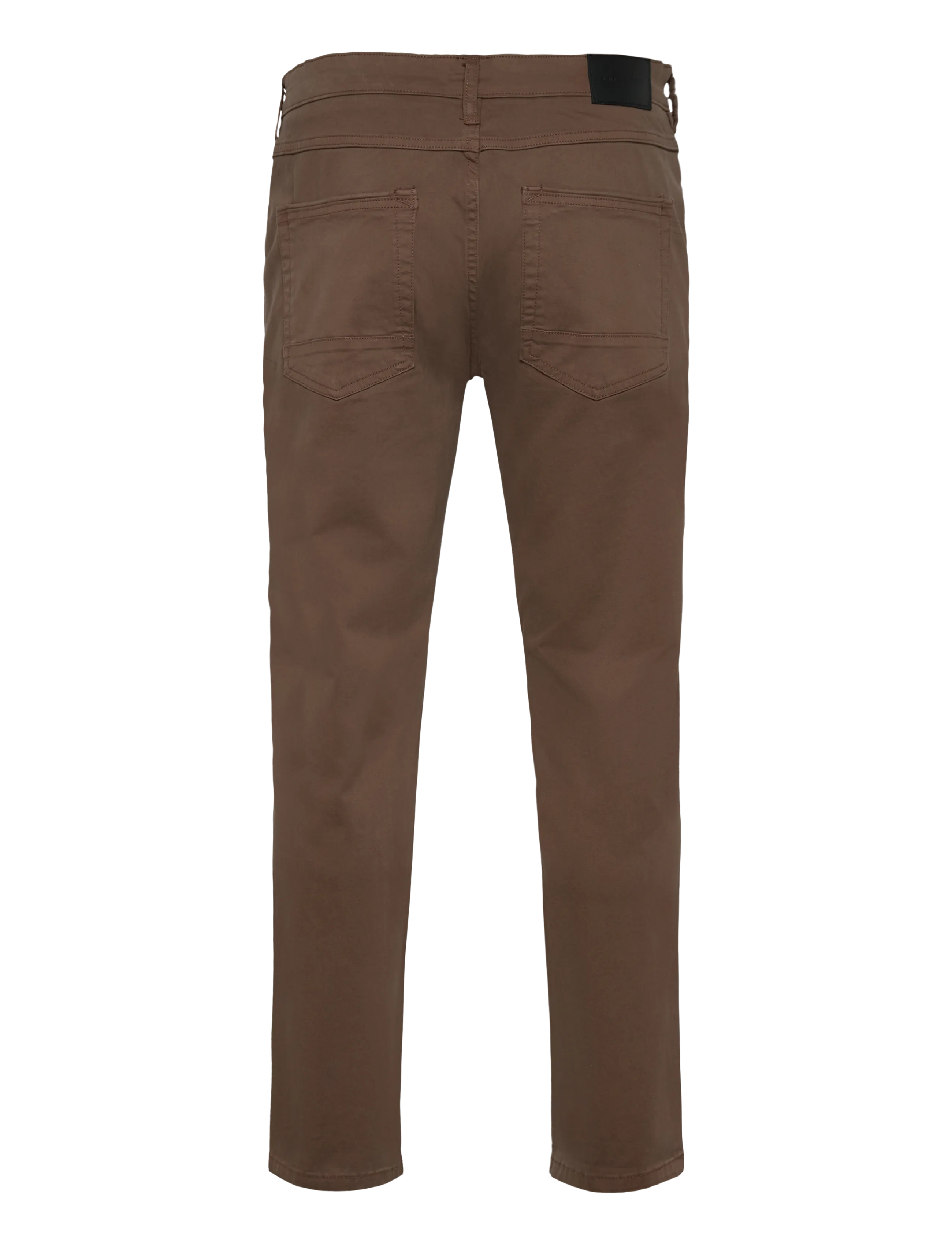 Lindbergh - Cashmere touch 5 pocket pants - casual bukser - dk brown - 2