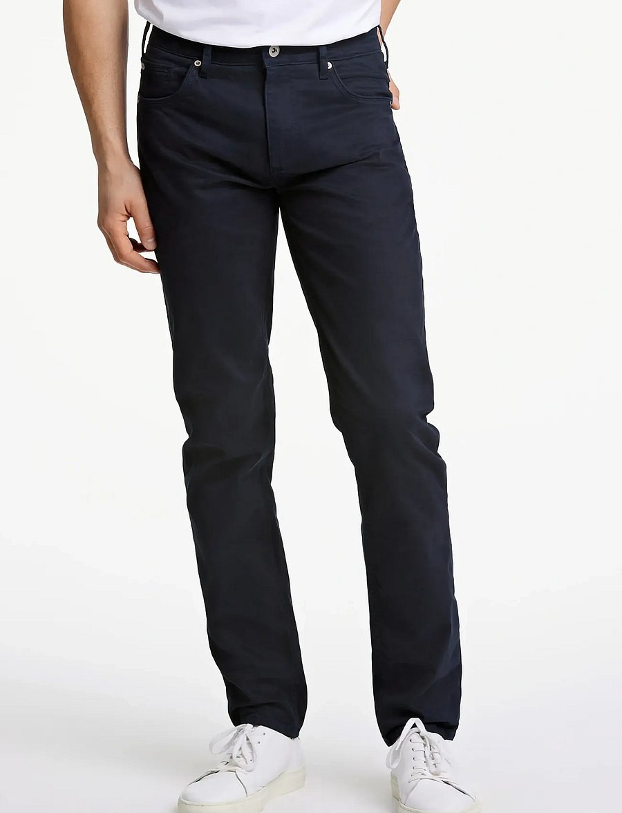 Lindbergh - Cashmere touch 5 pocket pants - vabaajapüksid - navy - 3