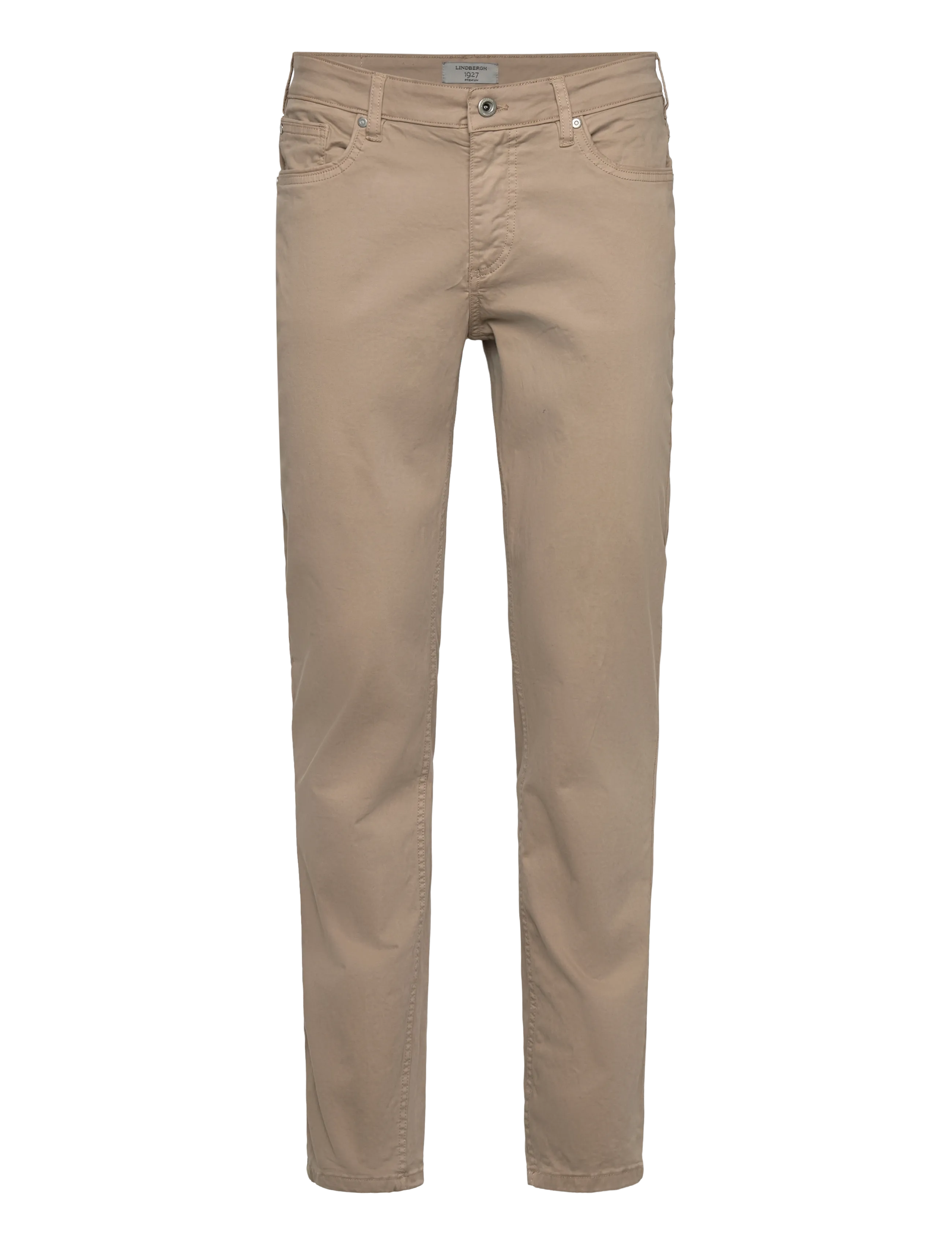 LINDBERGH Cashmere Touch 5 Pocket Hosen Beige - 30x32 - Herren