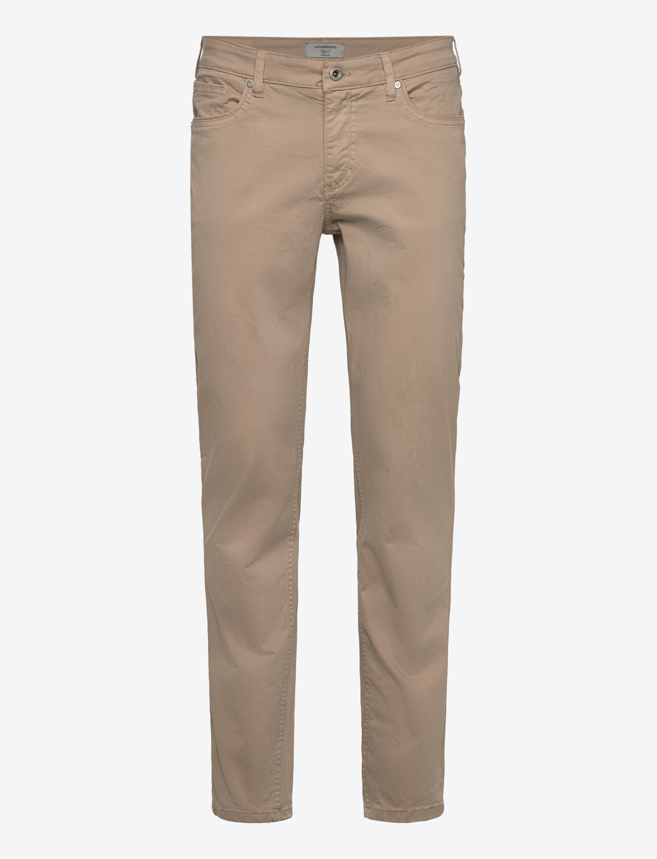 Lindbergh - Cashmere touch 5 pocket pants - casual bukser - sand - 1