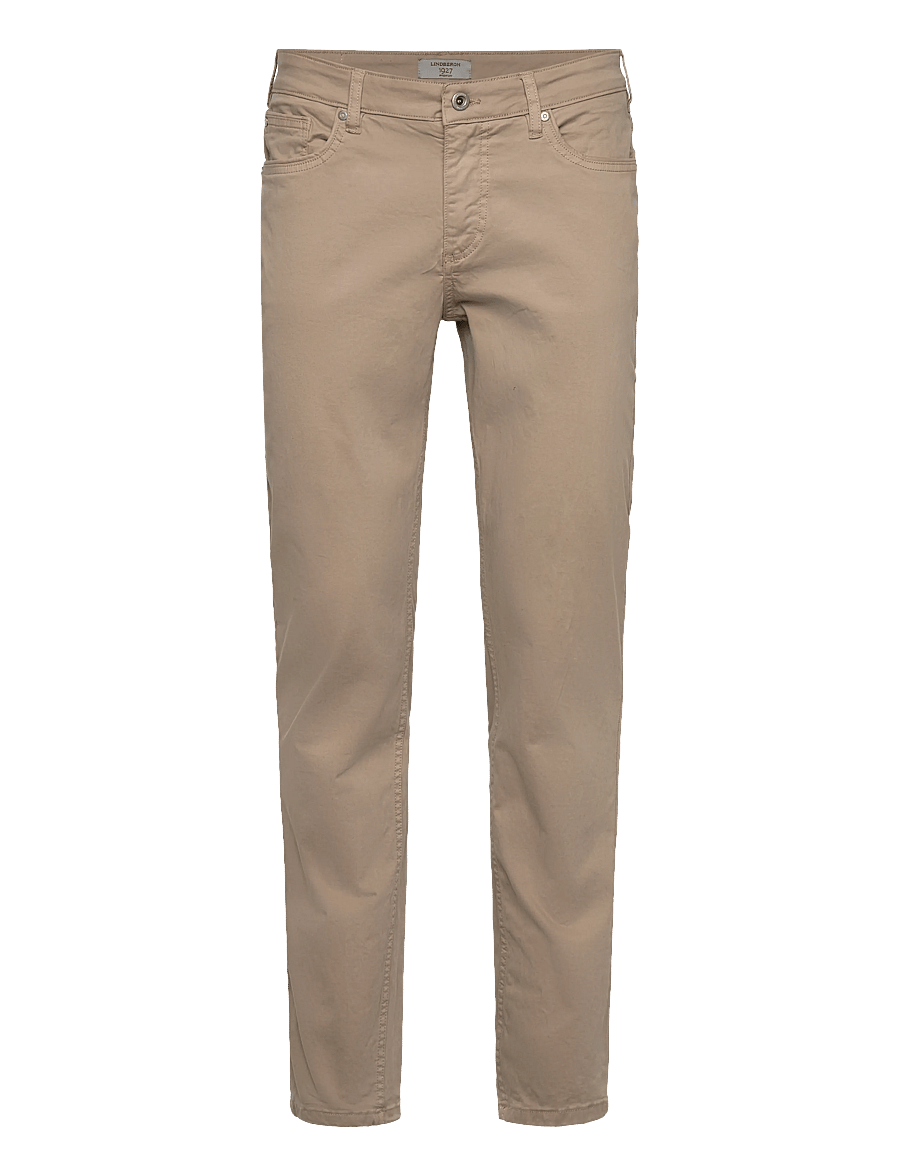 Lindbergh - Cashmere touch 5 pocket pants - vabaajapüksid - sand - 1