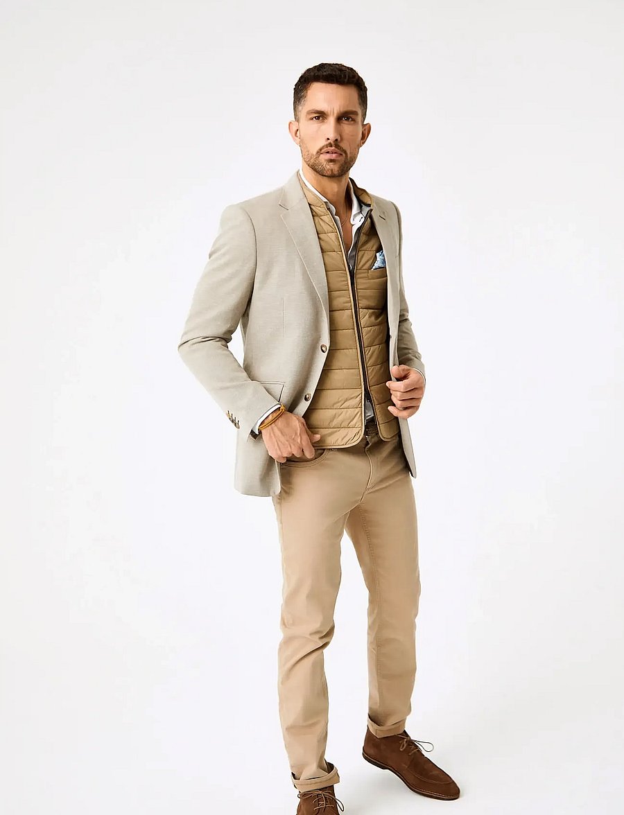 Lindbergh - Cashmere touch 5 pocket pants - vabaajapüksid - sand - 4