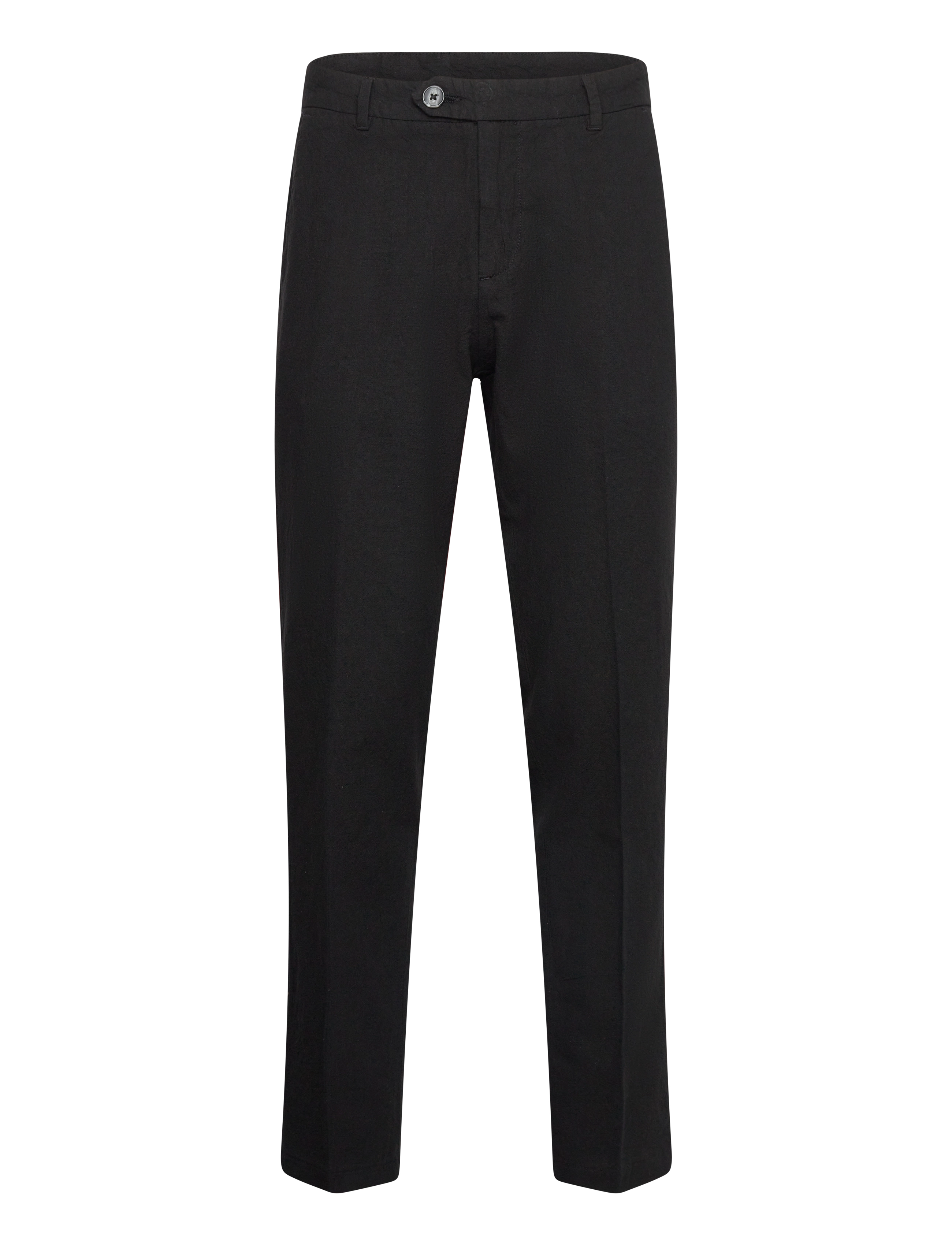 Linen club pants - BLACK