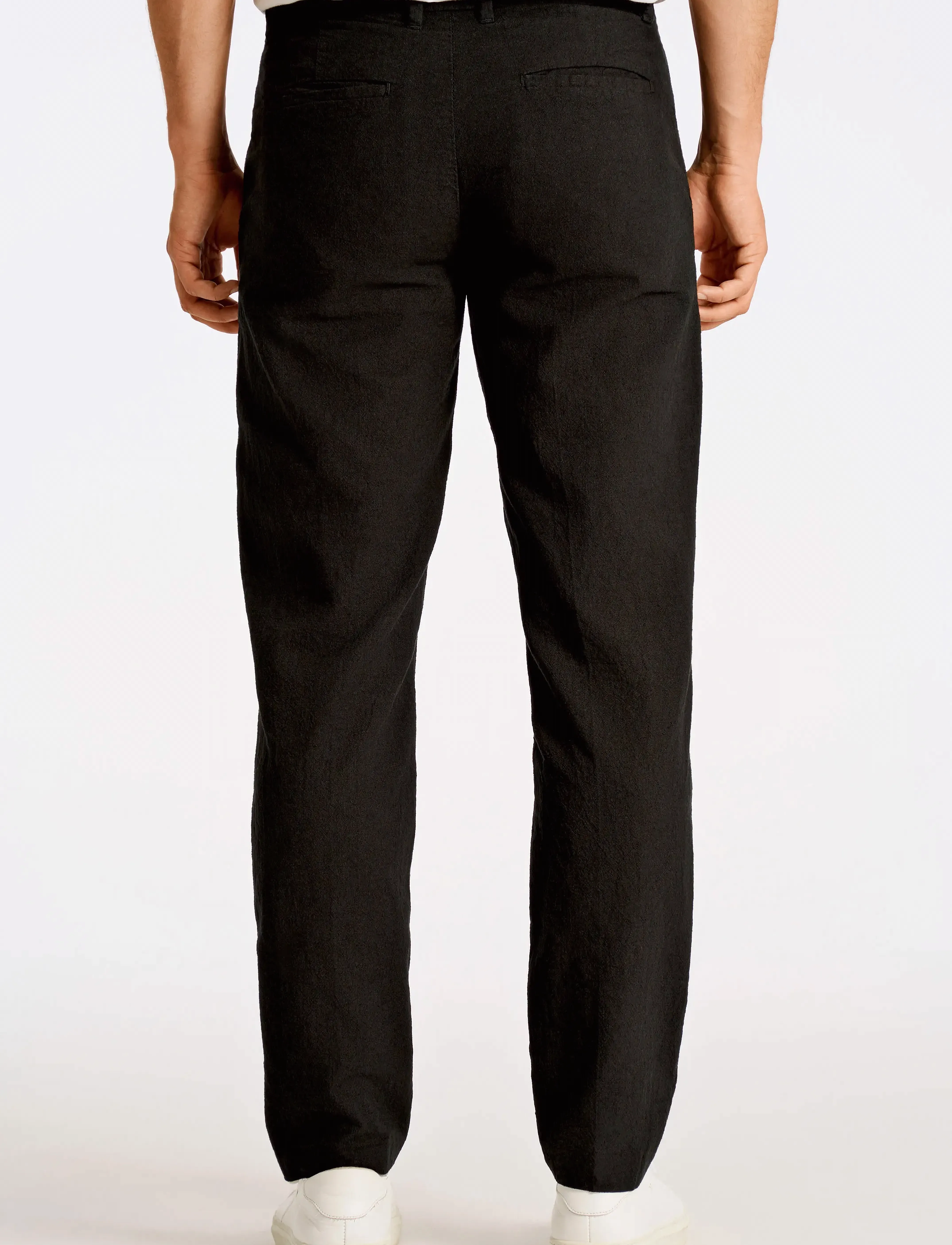 Lindbergh - Linen club pants - lina uzvalka bikses - black - 3