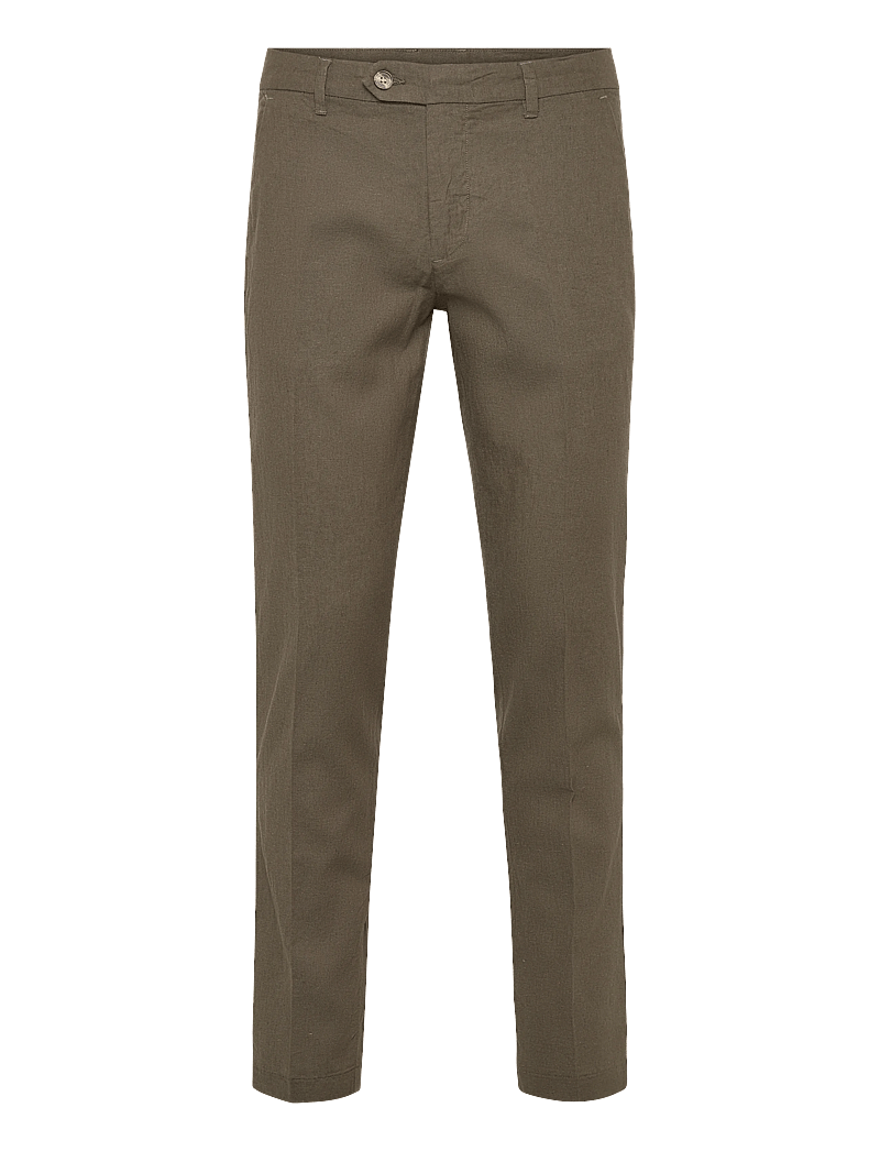 Lindbergh - Linen club pants - jakkesætbukser i hør - dk army - 1