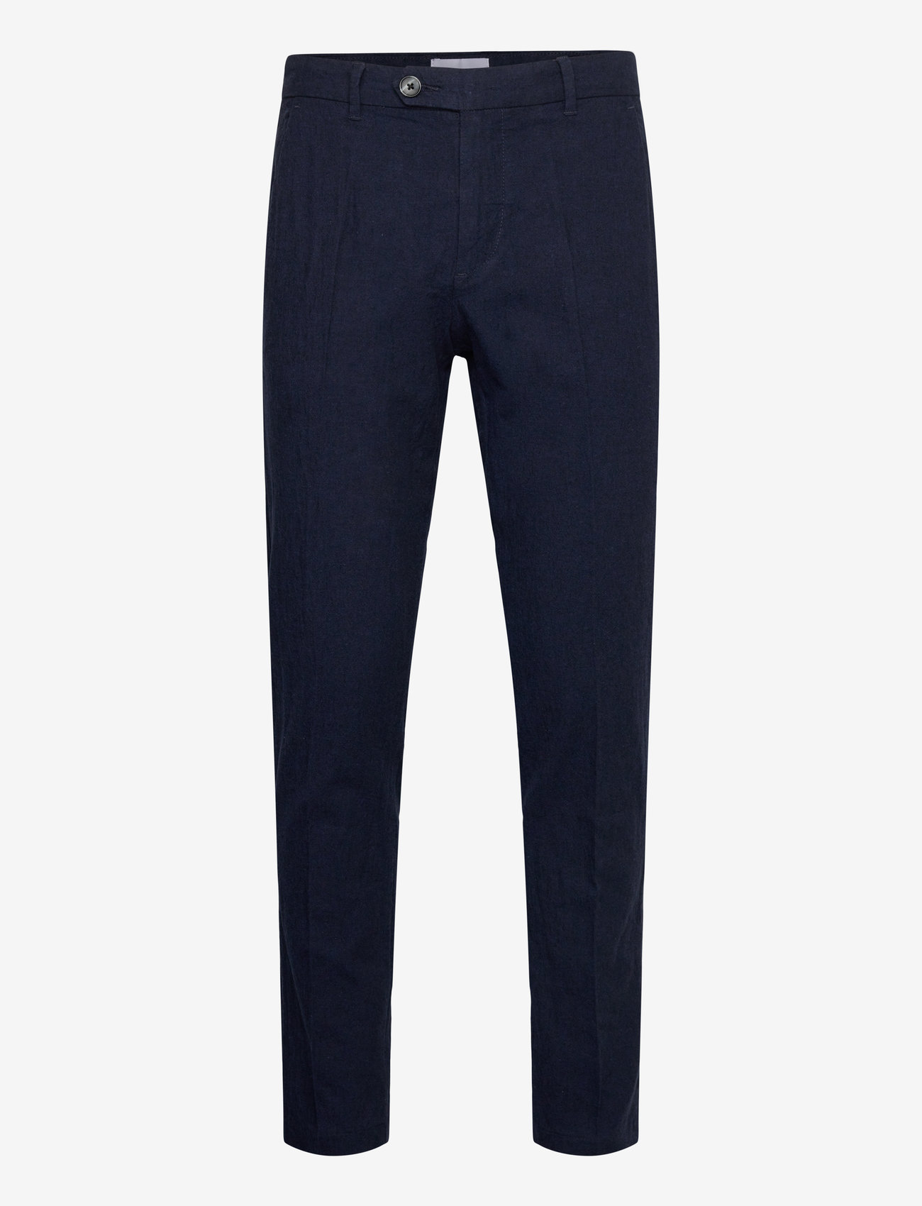 Lindbergh - Linen club pants - linen suit trousers - dk blue - 1