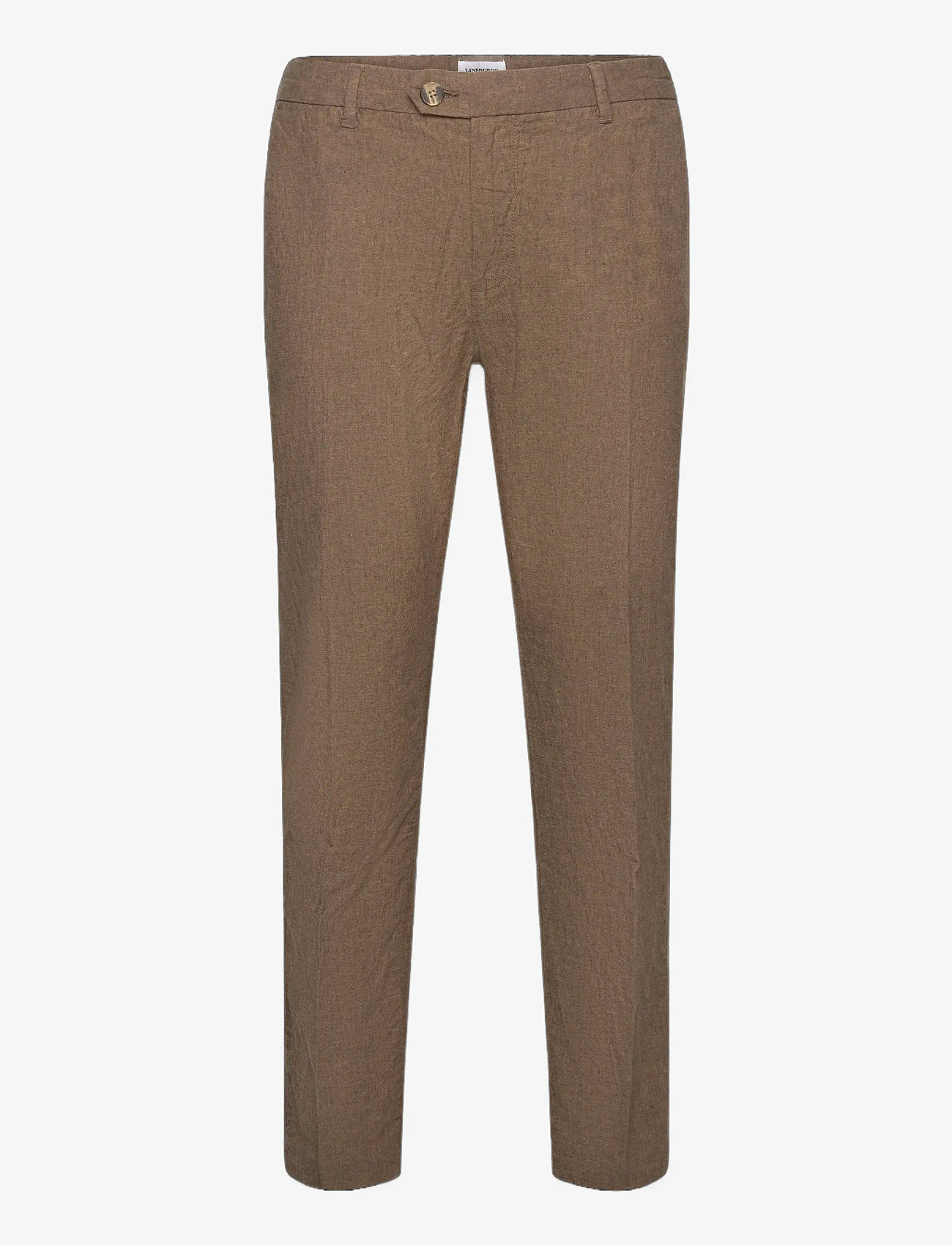 Lindbergh - Linen club pants - lininės kostiuminės kelnės - dk stone - 1