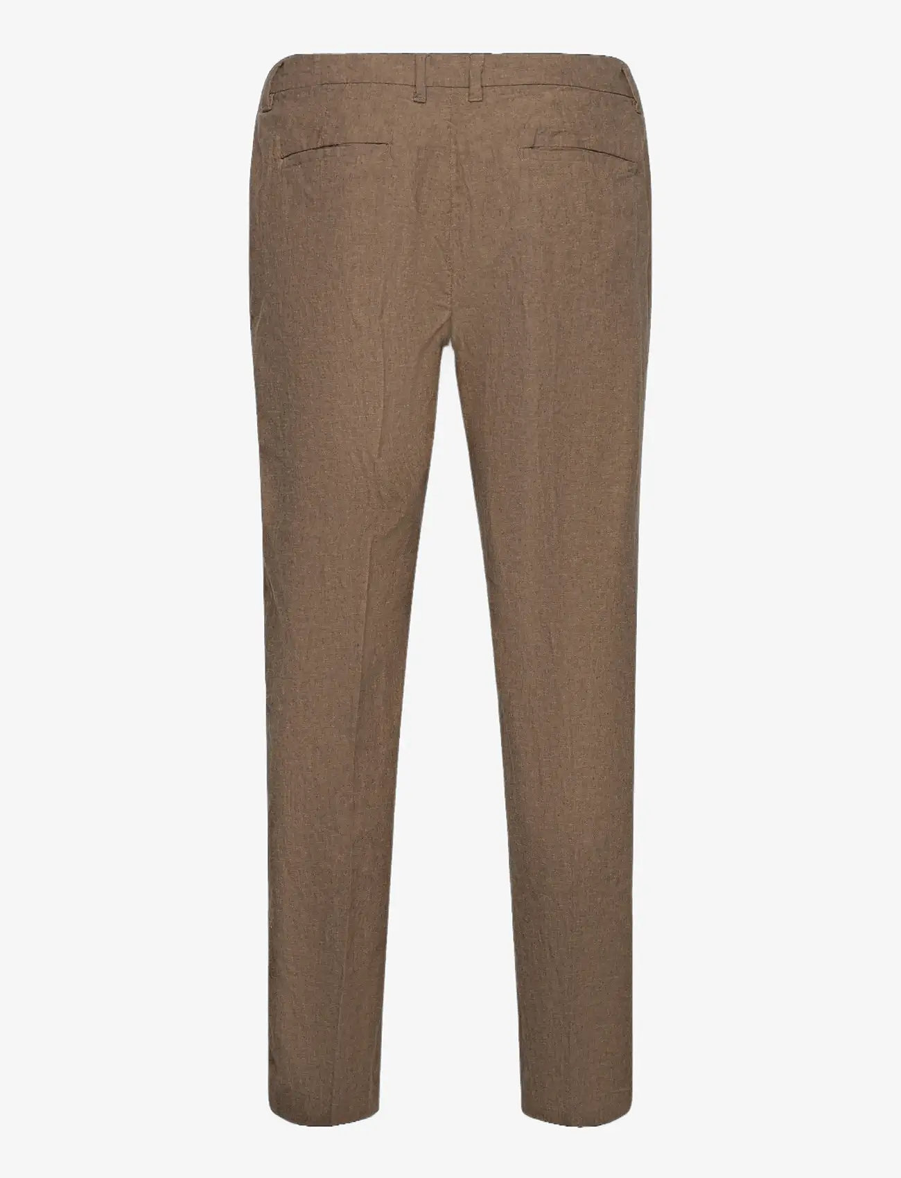 Lindbergh - Linen club pants - lininės kostiuminės kelnės - dk stone - 2