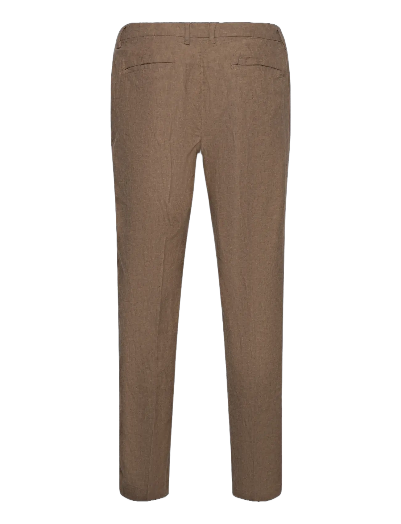 Lindbergh - Linen club pants - linne kostymbyxor - dk stone - 2