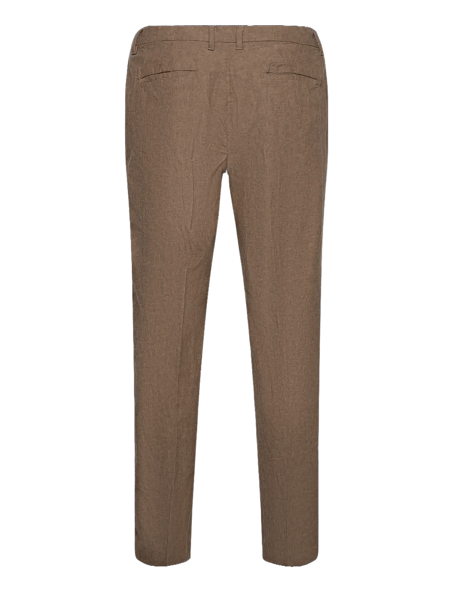 Lindbergh - Linen club pants - linased püksid - dk stone - 2
