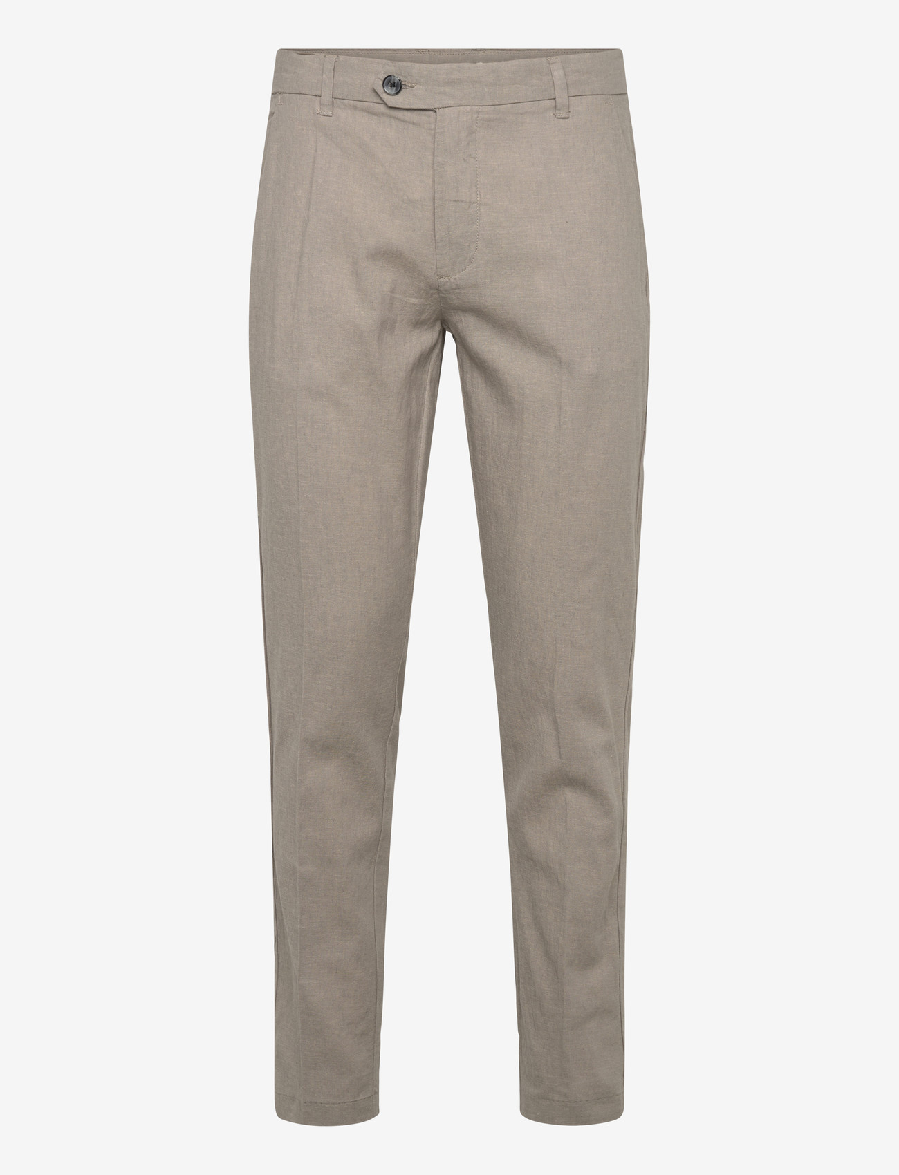 Lindbergh - Linen club pants - leinenanzughosen - grey - 1