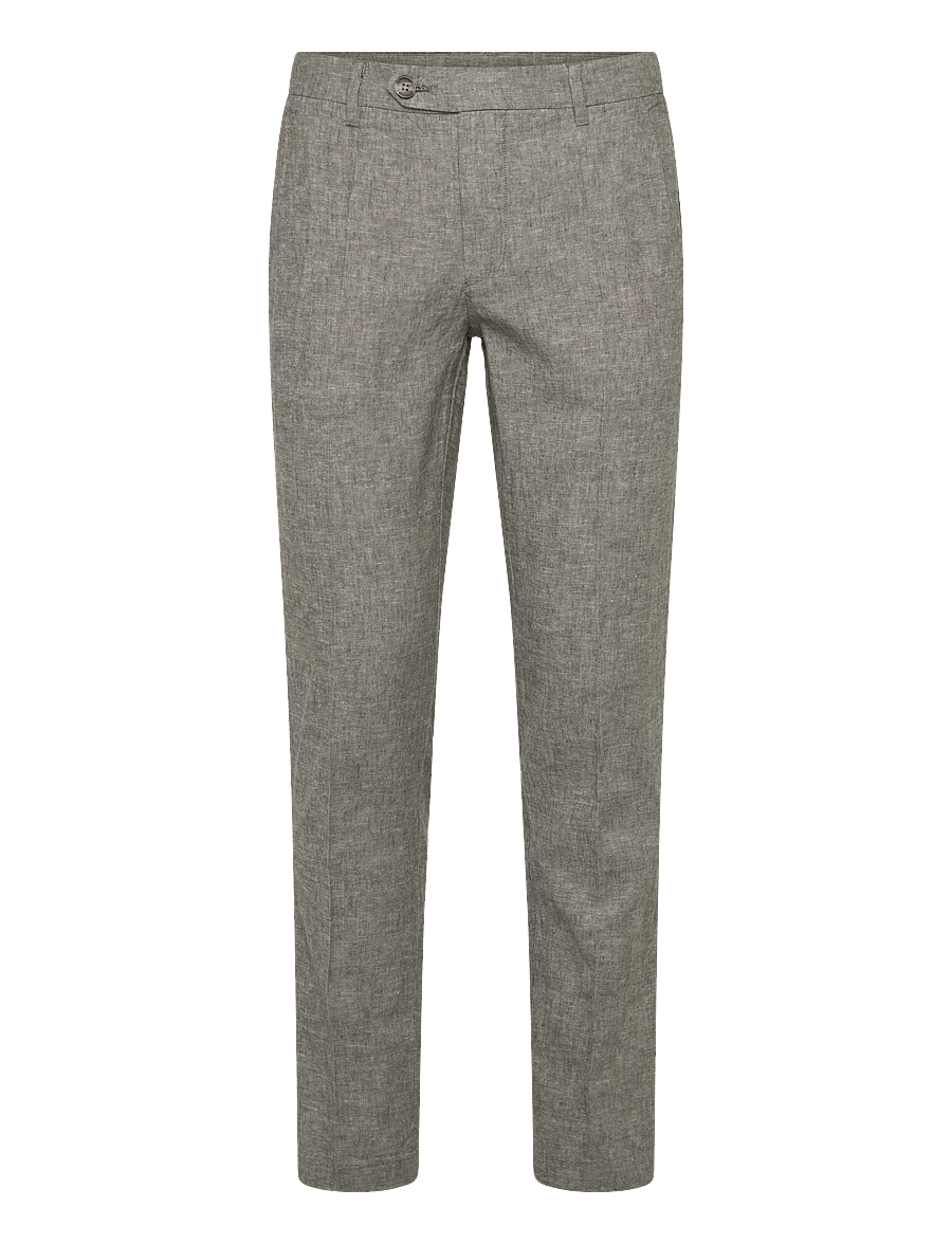 Lindbergh - Linen club pants - linnebyxor - lt army - 1