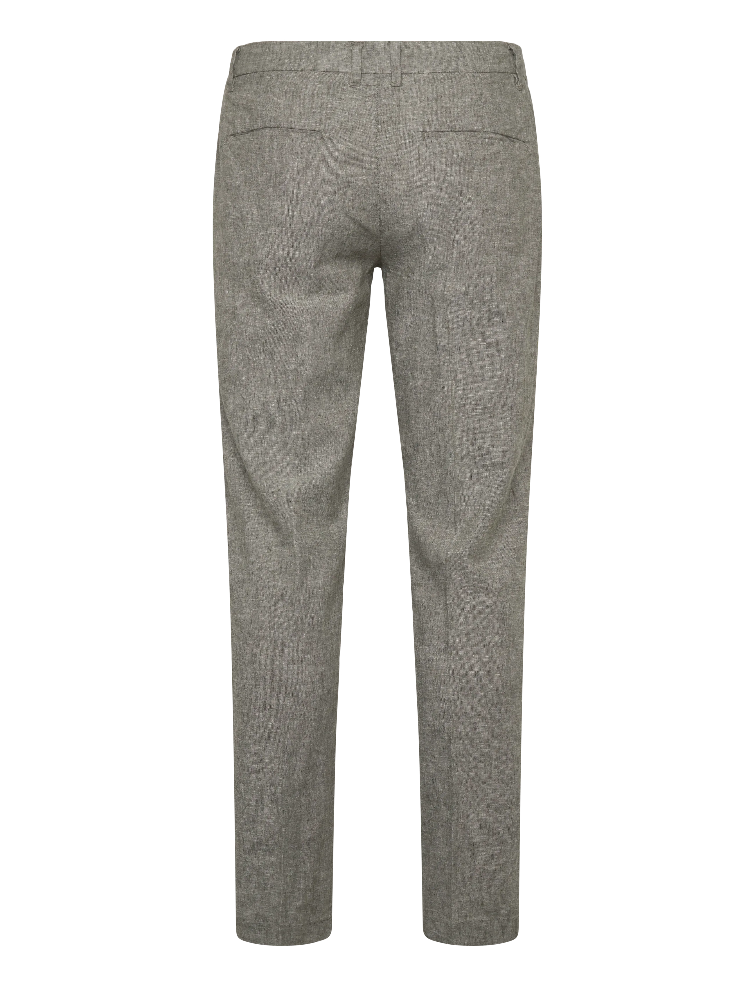 Lindbergh - Linen club pants - hørbukser - lt army - 2