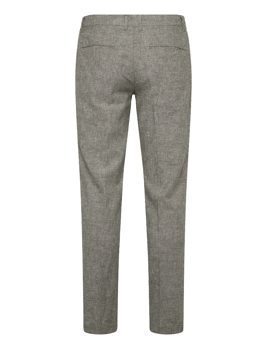 Lindbergh - Linen club pants - linnebyxor - lt army - 2