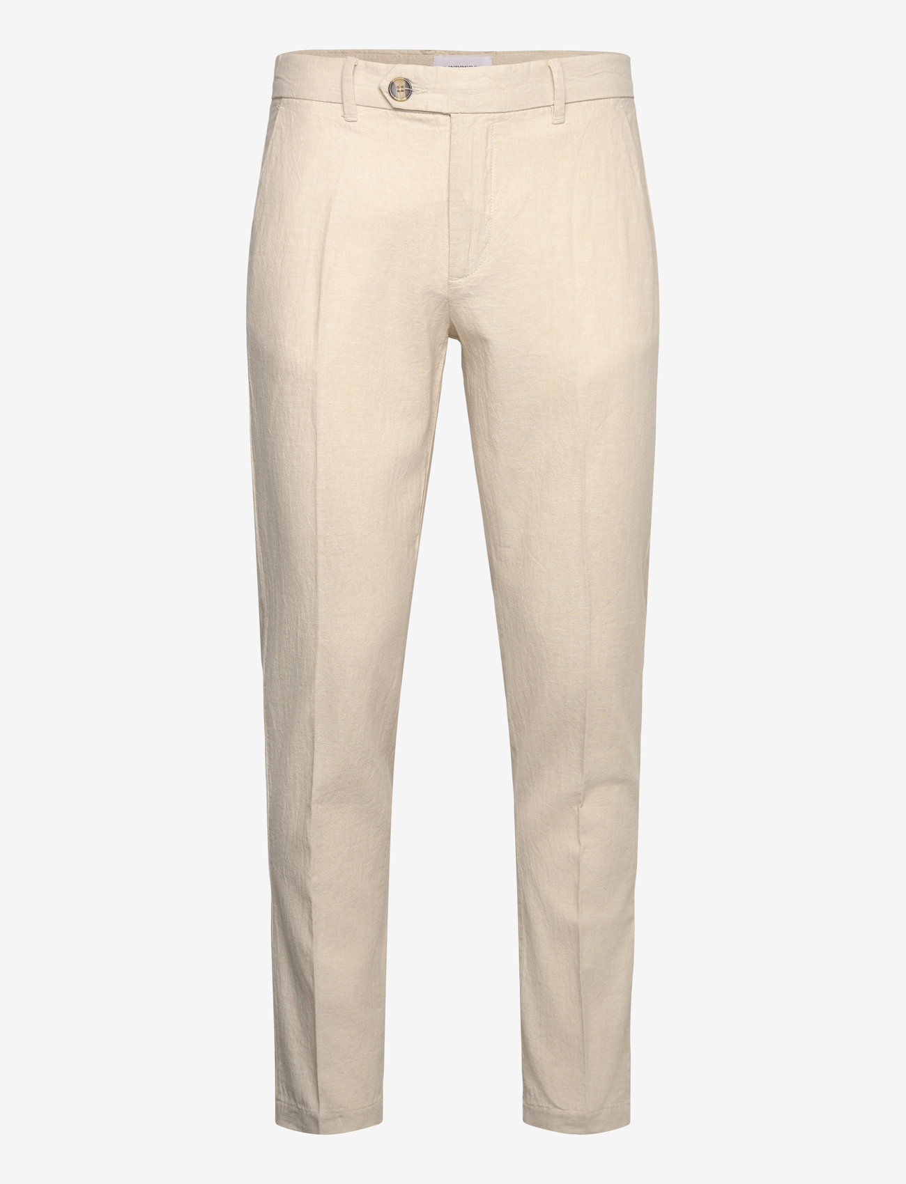Lindbergh - Linen club pants - linased ülikonnapüksid - lt sand - 1