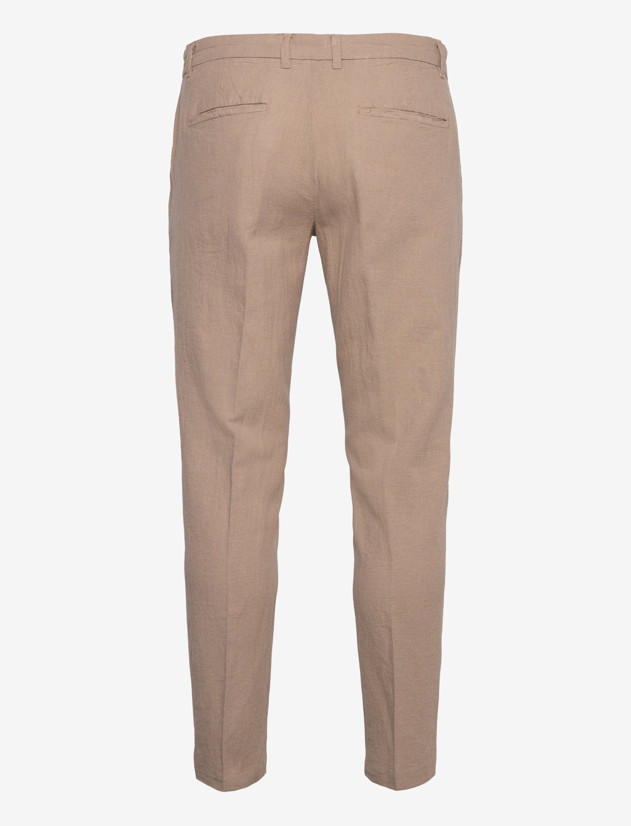 Lindbergh - Linen club pants - jakkesætbukser i hør - sand - 2