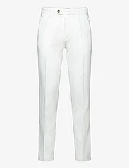 Lindbergh - Linen club pants - linnebyxor - white - 0