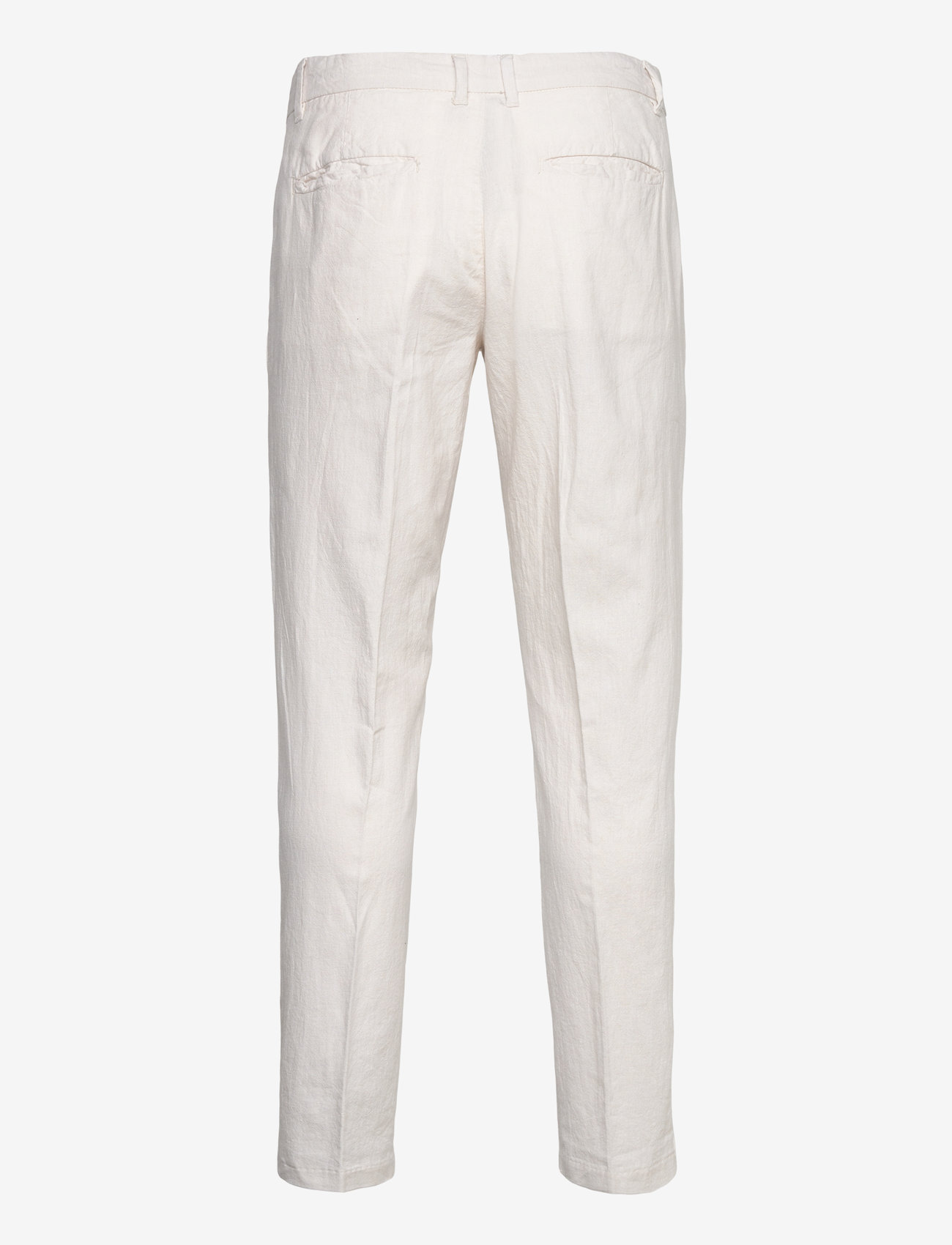 Lindbergh - Linen club pants - linne kostymbyxor - white - 2