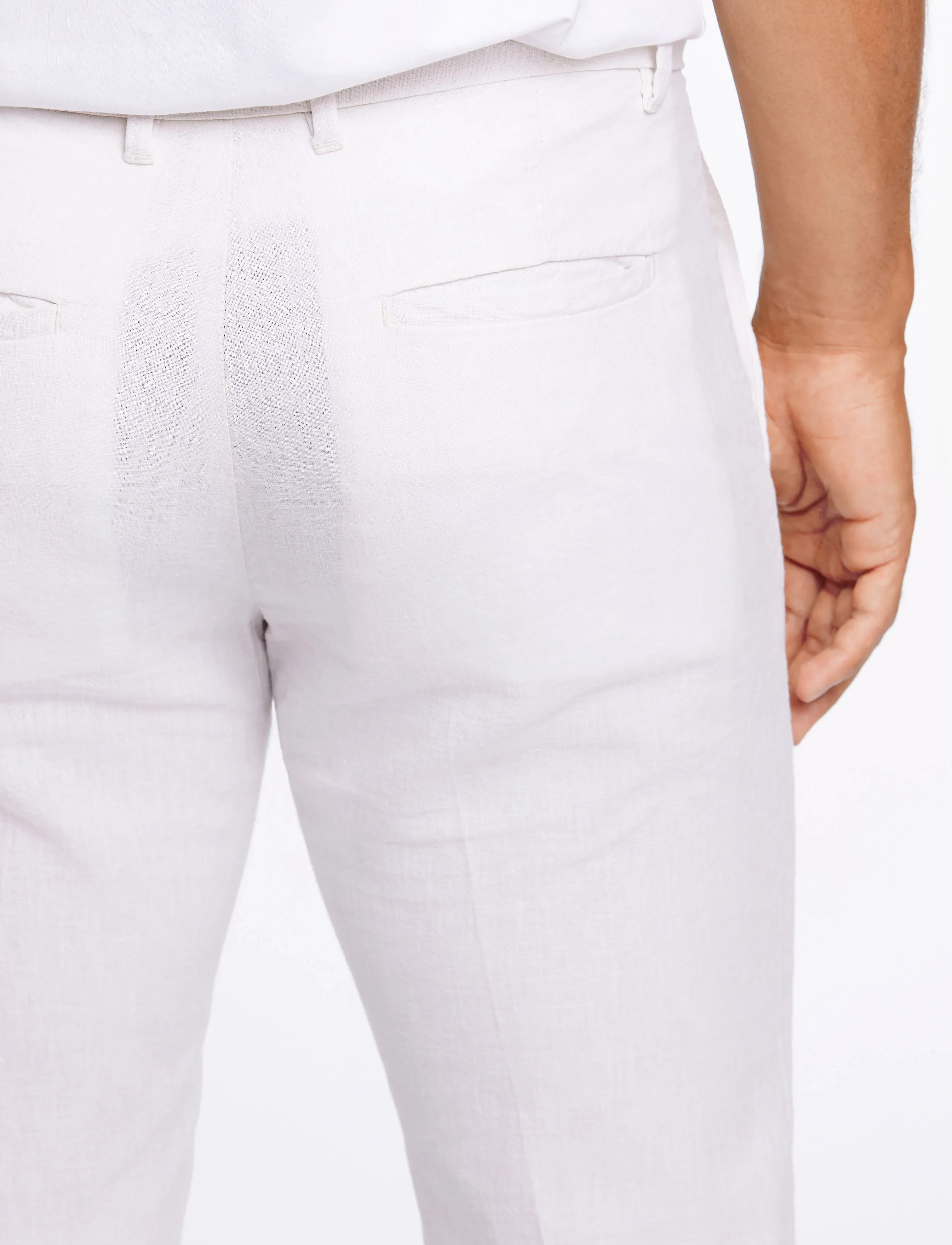 Lindbergh Linen Club Pants linnebyxor herr – bild 5