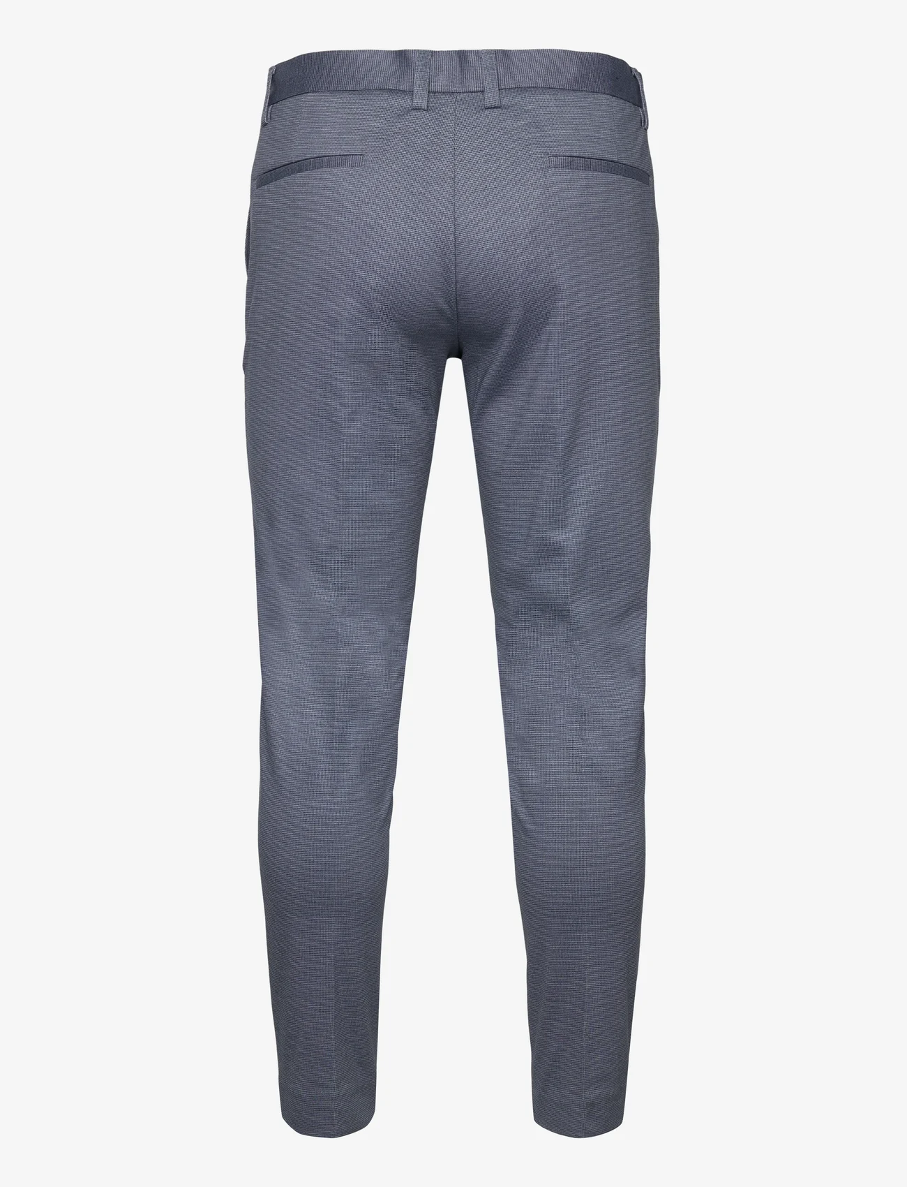 Lindbergh - Structure stretch club pants - suit trousers - dk blue - 1