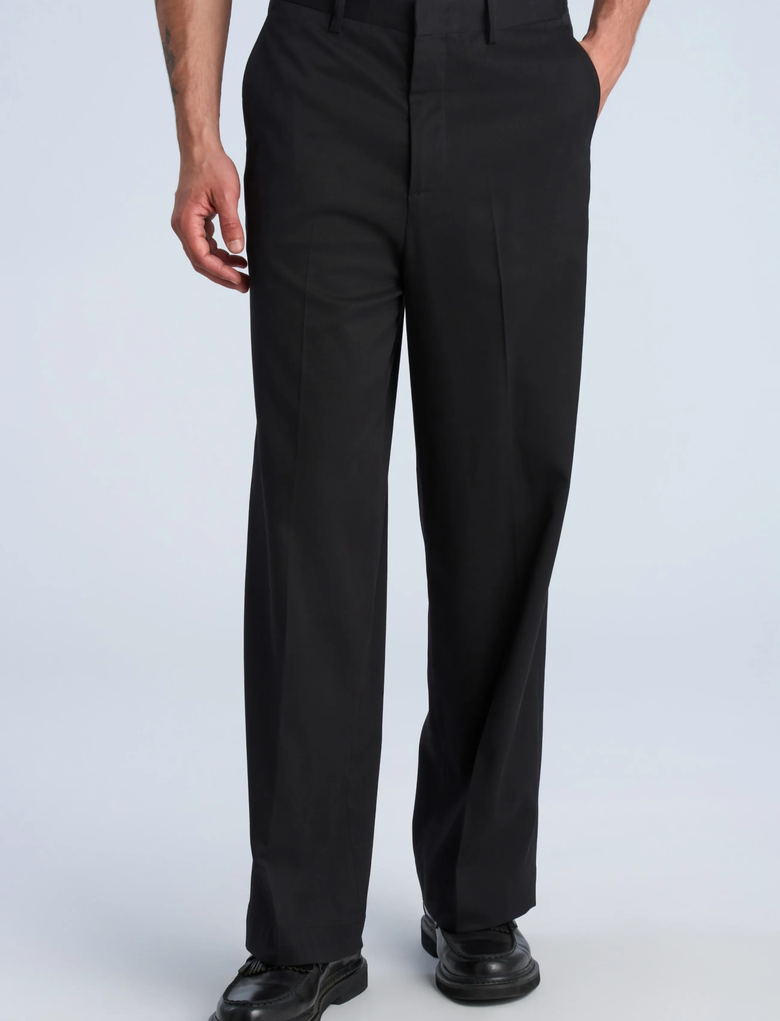 Lindbergh - Twill pants w slating pocket - chino-püksid - black - 3