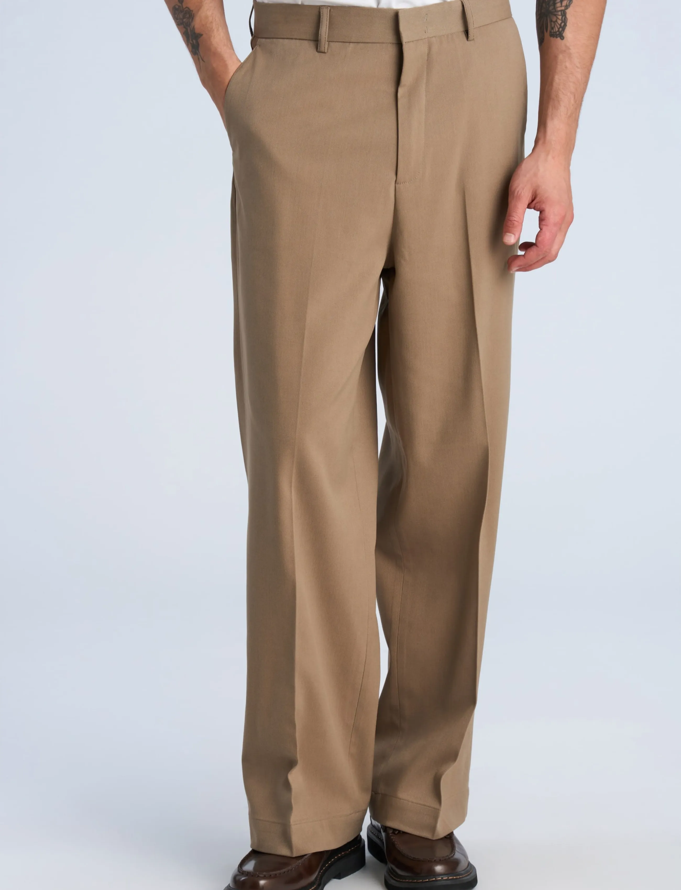 Lindbergh - Twill pants w slating pocket - chinos - sand - 3