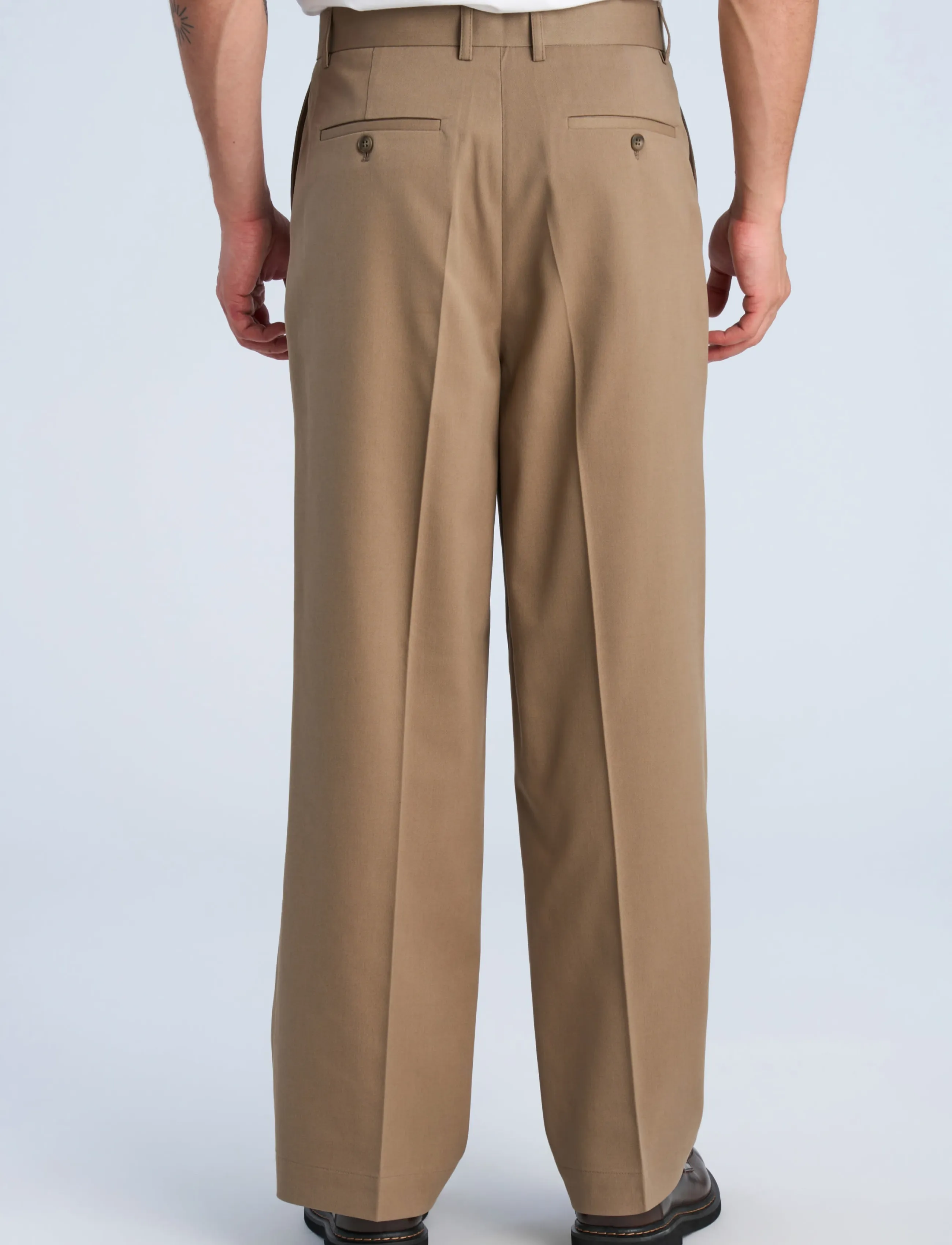 Lindbergh - Twill pants w slating pocket - chinos - sand - 4