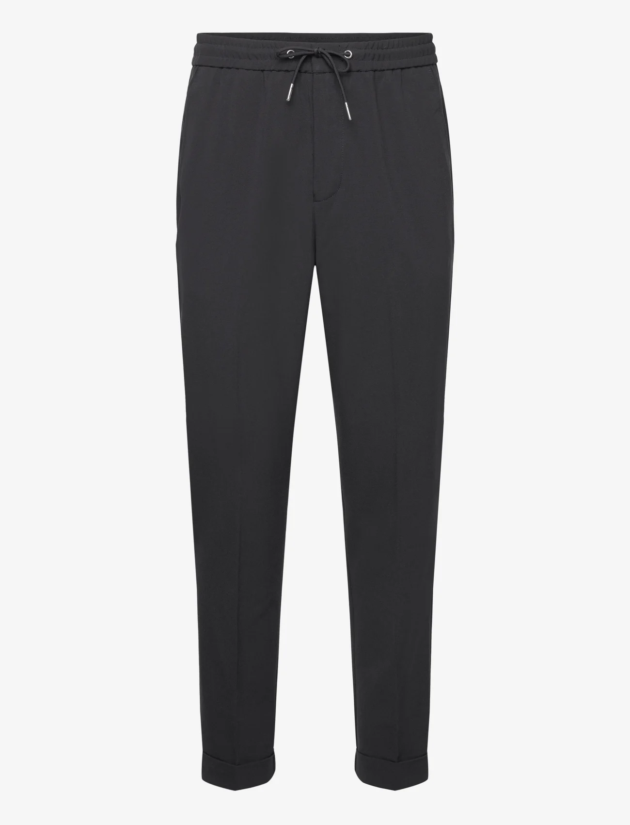 Lindbergh - Elasticated waist formal pants - pantalons - navy - 0