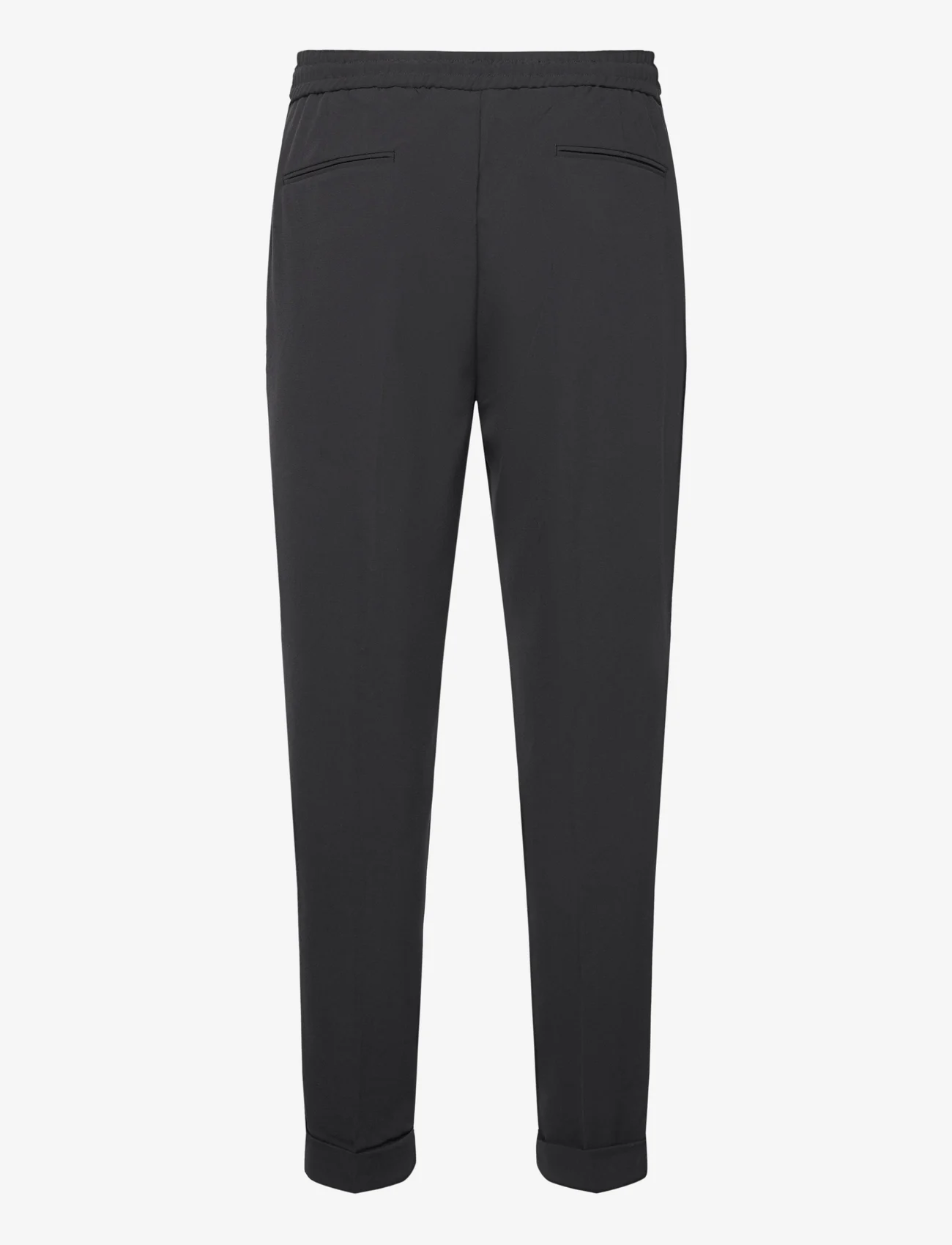 Lindbergh - Elasticated waist formal pants - suit trousers - navy - 1