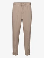 Elasticated waist formal pants - SAND MEL