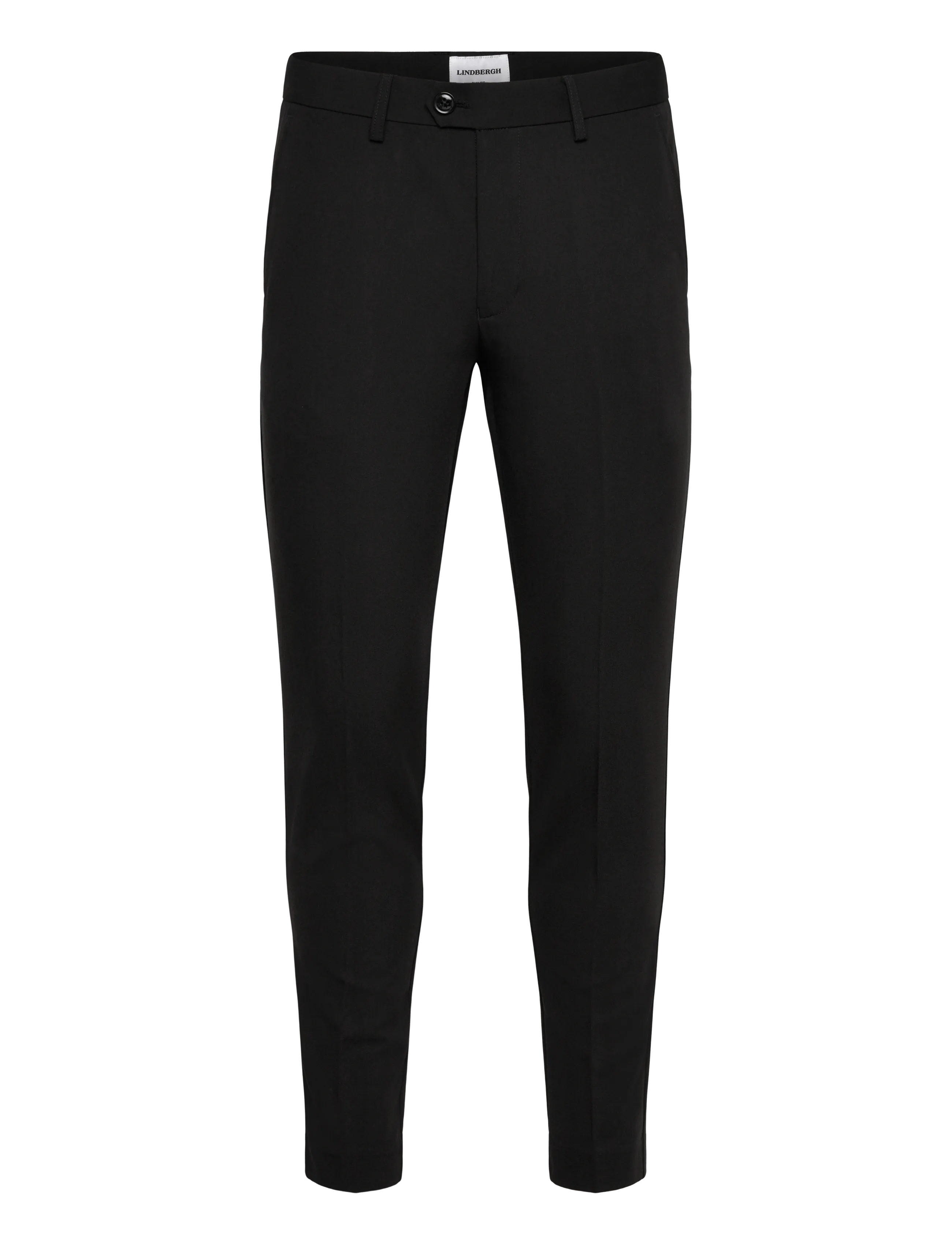 Lindbergh Fine twill club pants - Bukser - BLACK / black