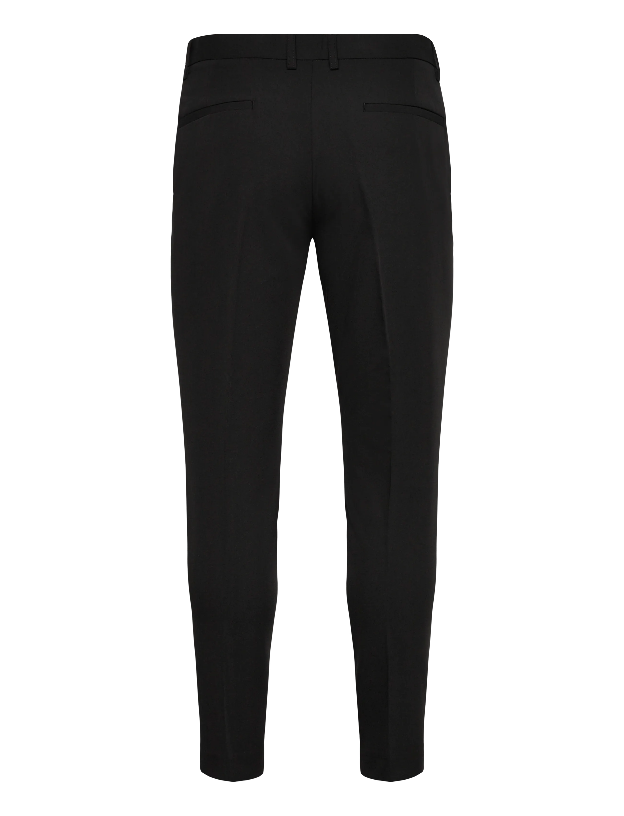 Lindbergh - Fine twill club pants - jakkesætsbukser - black - 1
