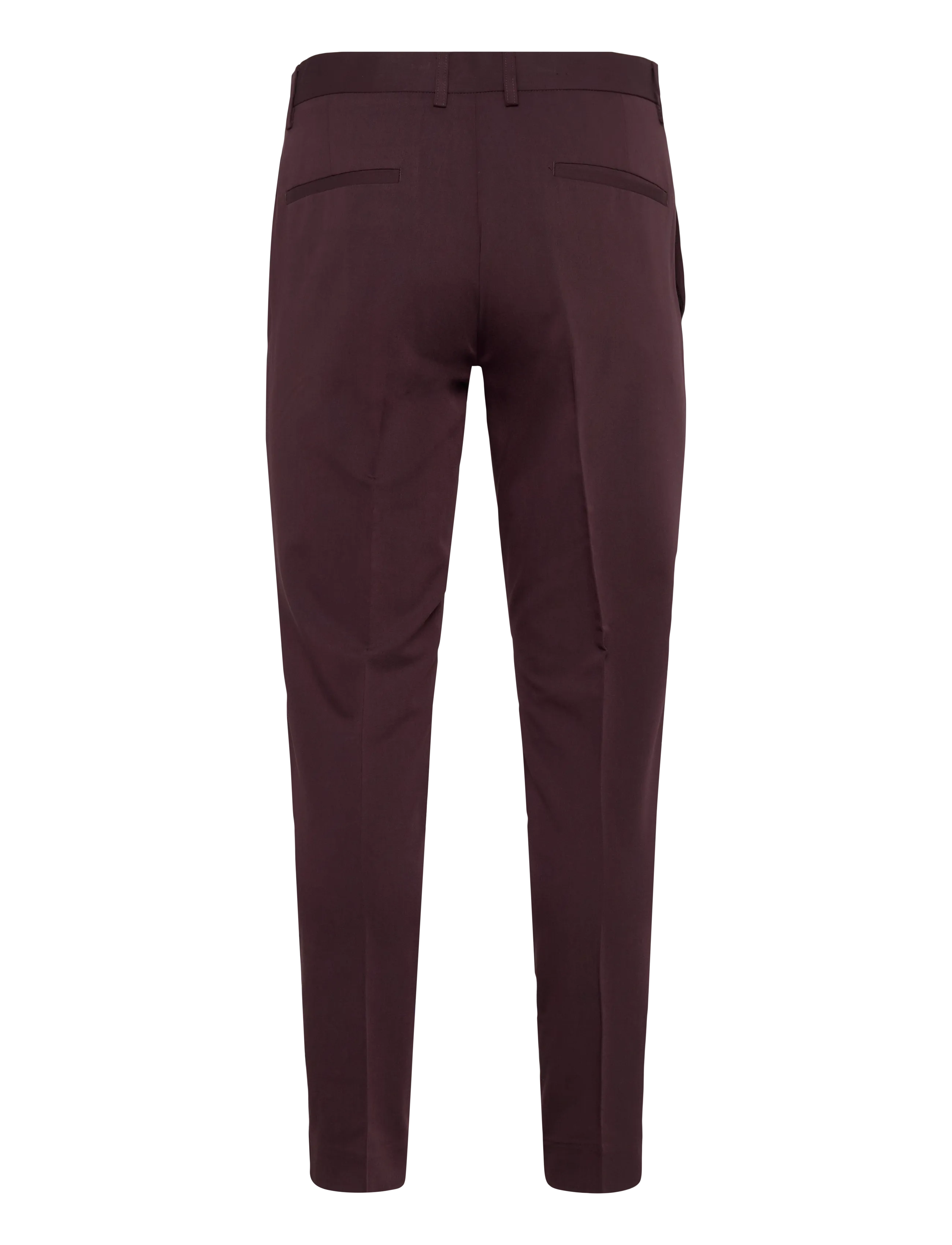 Lindbergh - Fine twill club pants - jakkesætsbukser - dk burgundy - 1