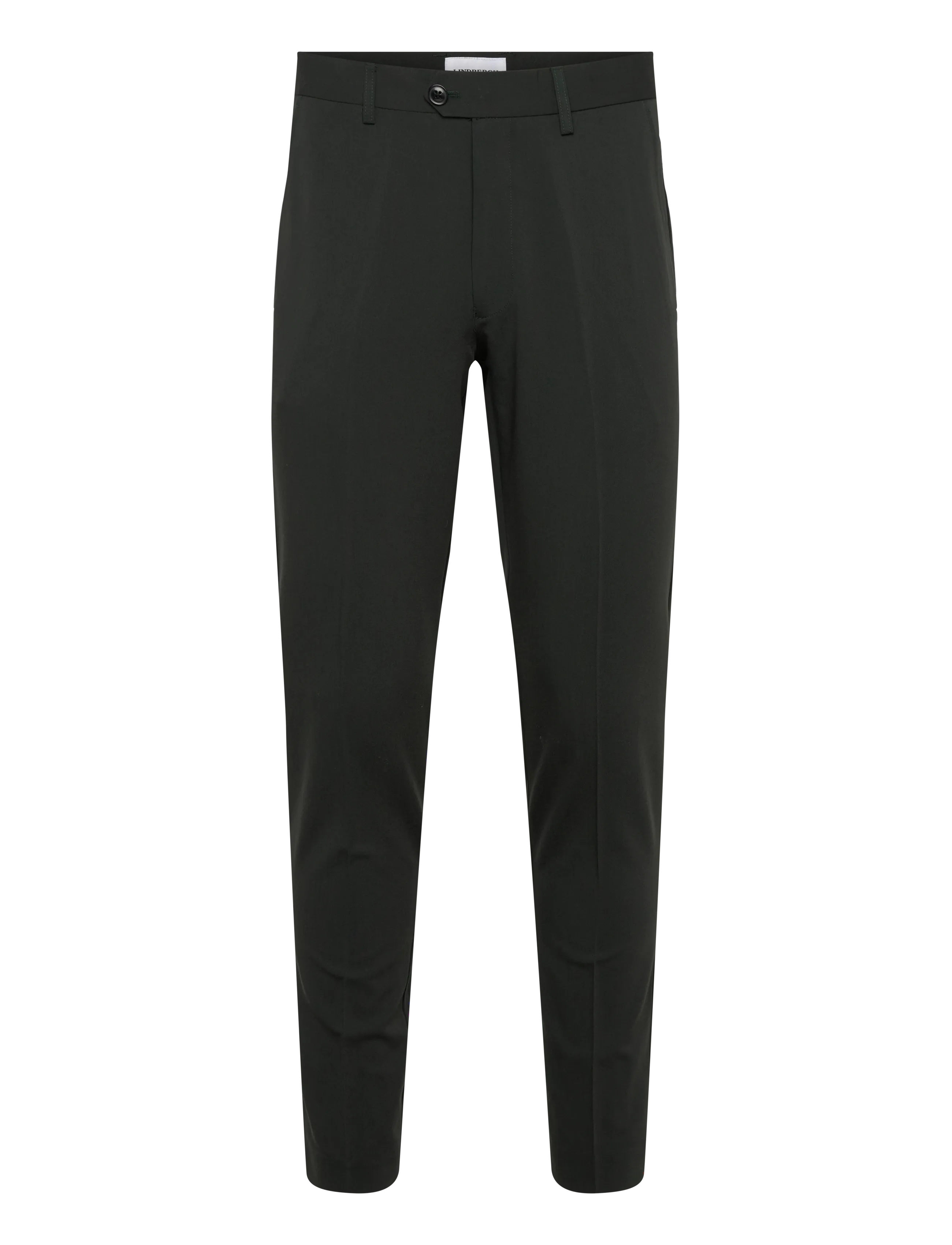 Lindbergh Fine twill club pants - Kläder - DK GREEN MIX / black
