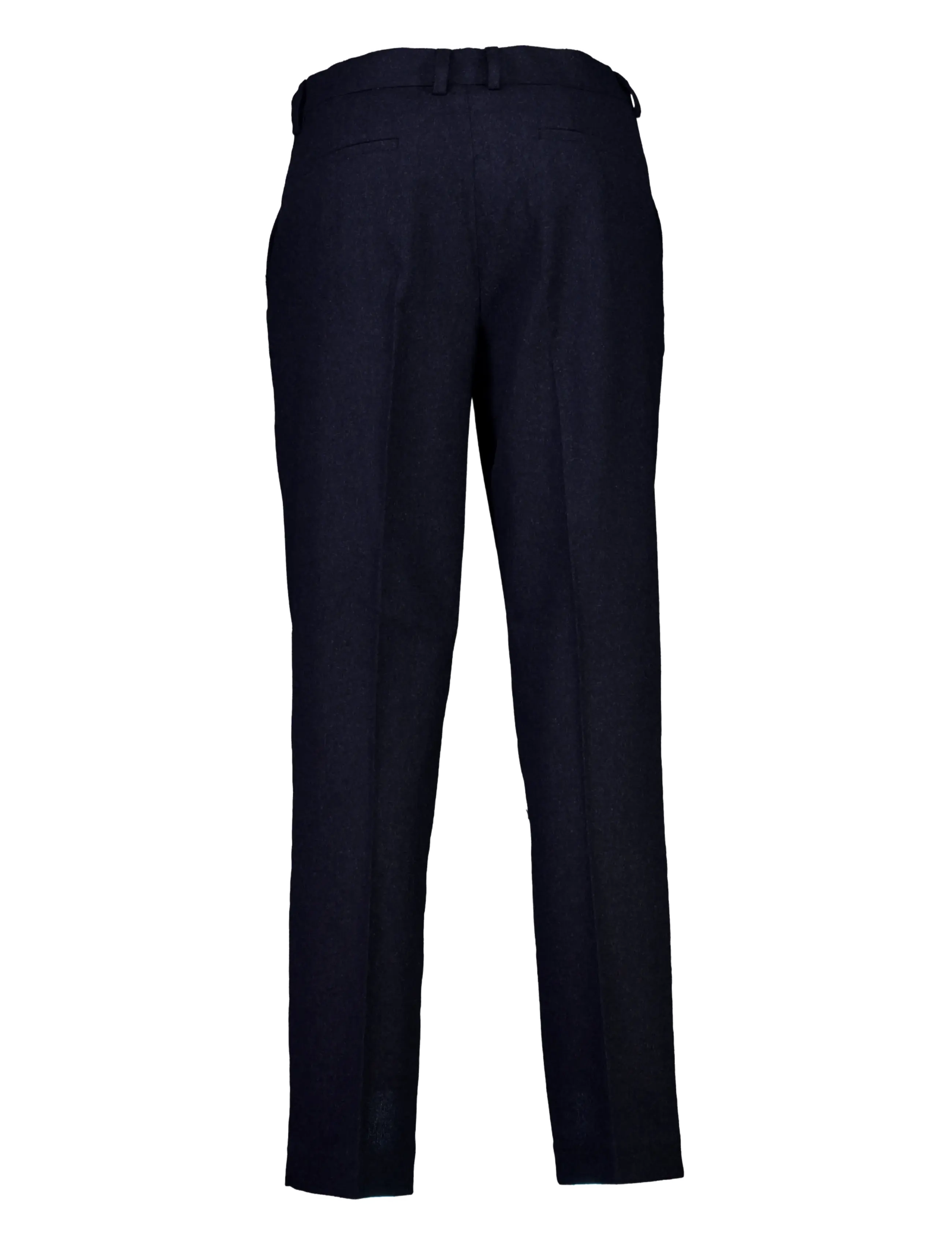 Lindbergh - Flannel wool blend formal pant - habitbukser - dk blue mel - 2