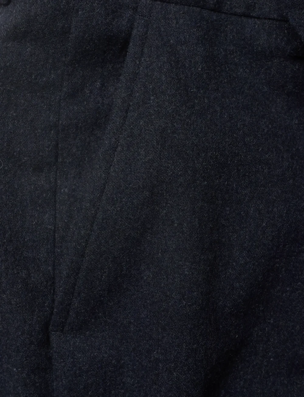 Lindbergh - Flannel wool blend formal pant - kostymbyxor - dk blue mel - 2