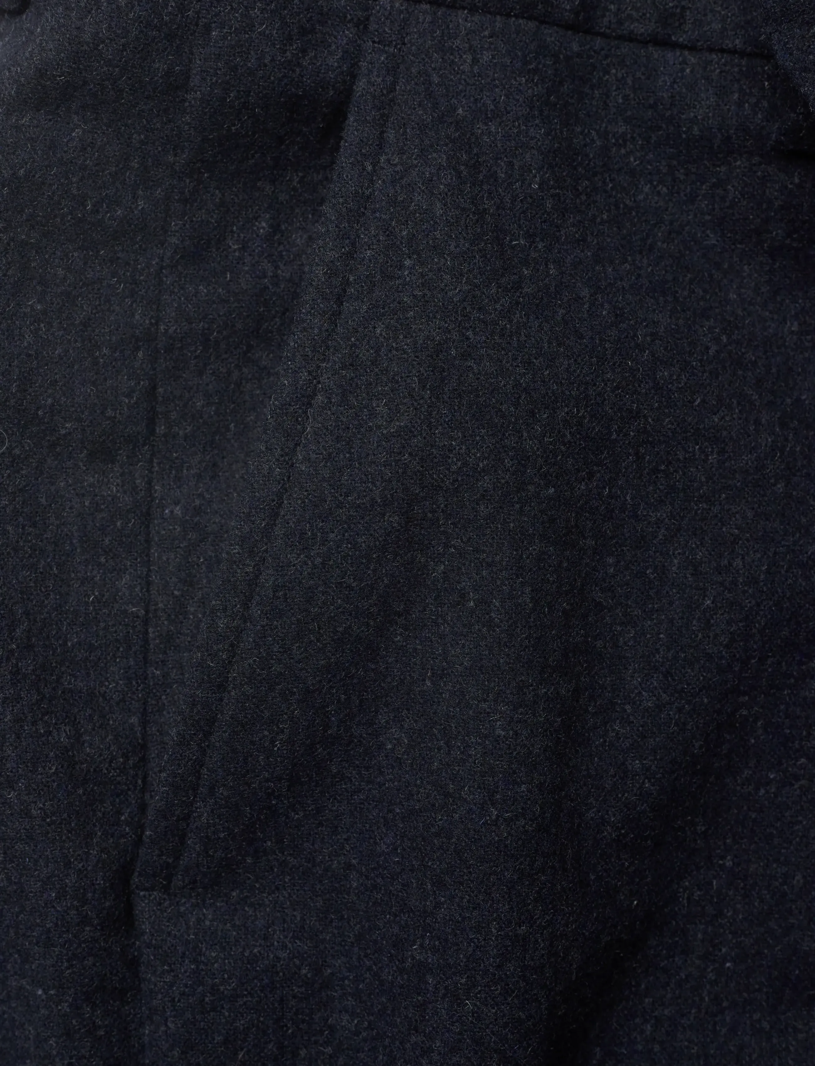 Lindbergh - Flannel wool blend formal pant - herren - dk blue mel - 2