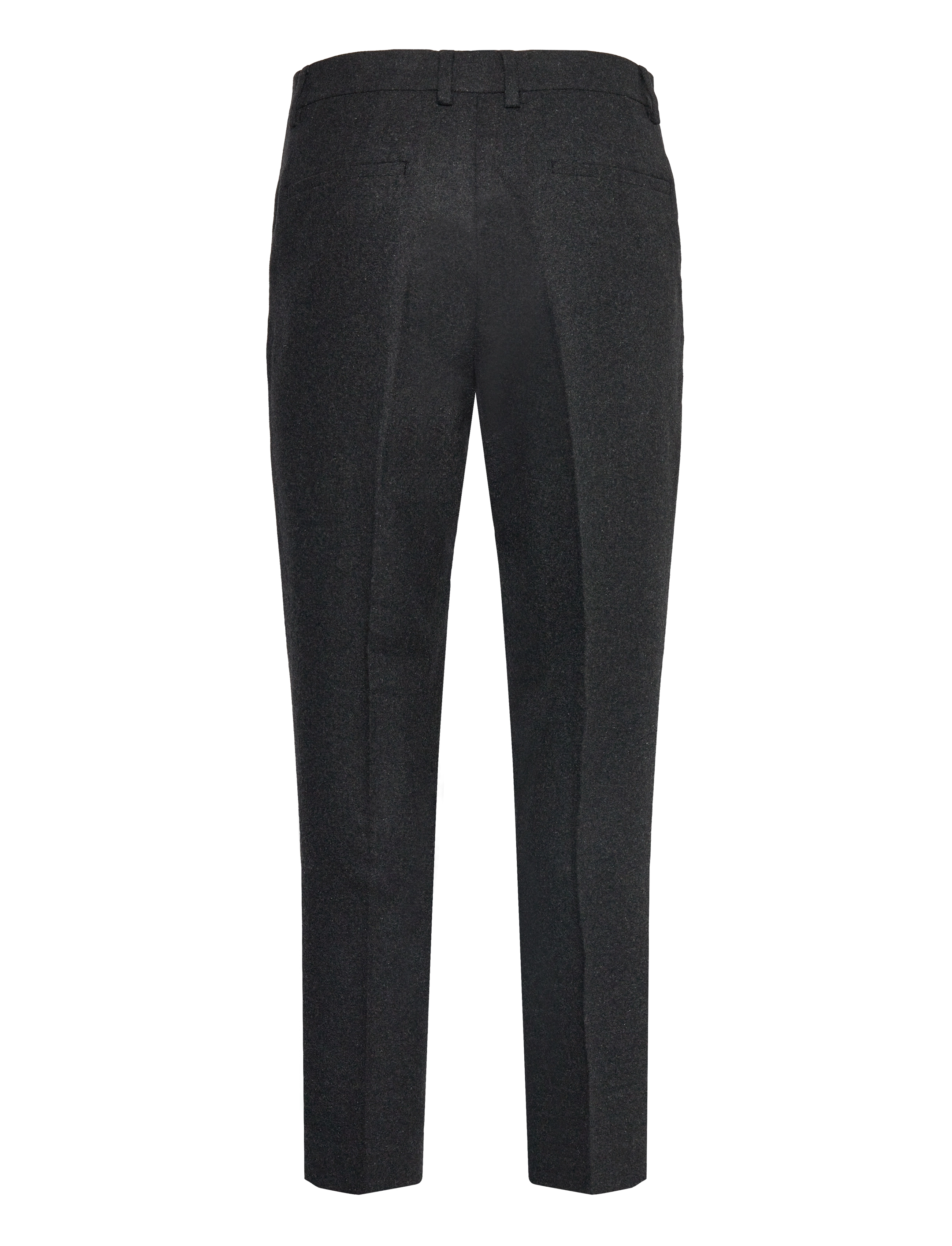 Lindbergh - Flannel wool blend formal pant - habitbukser - black mel - 2