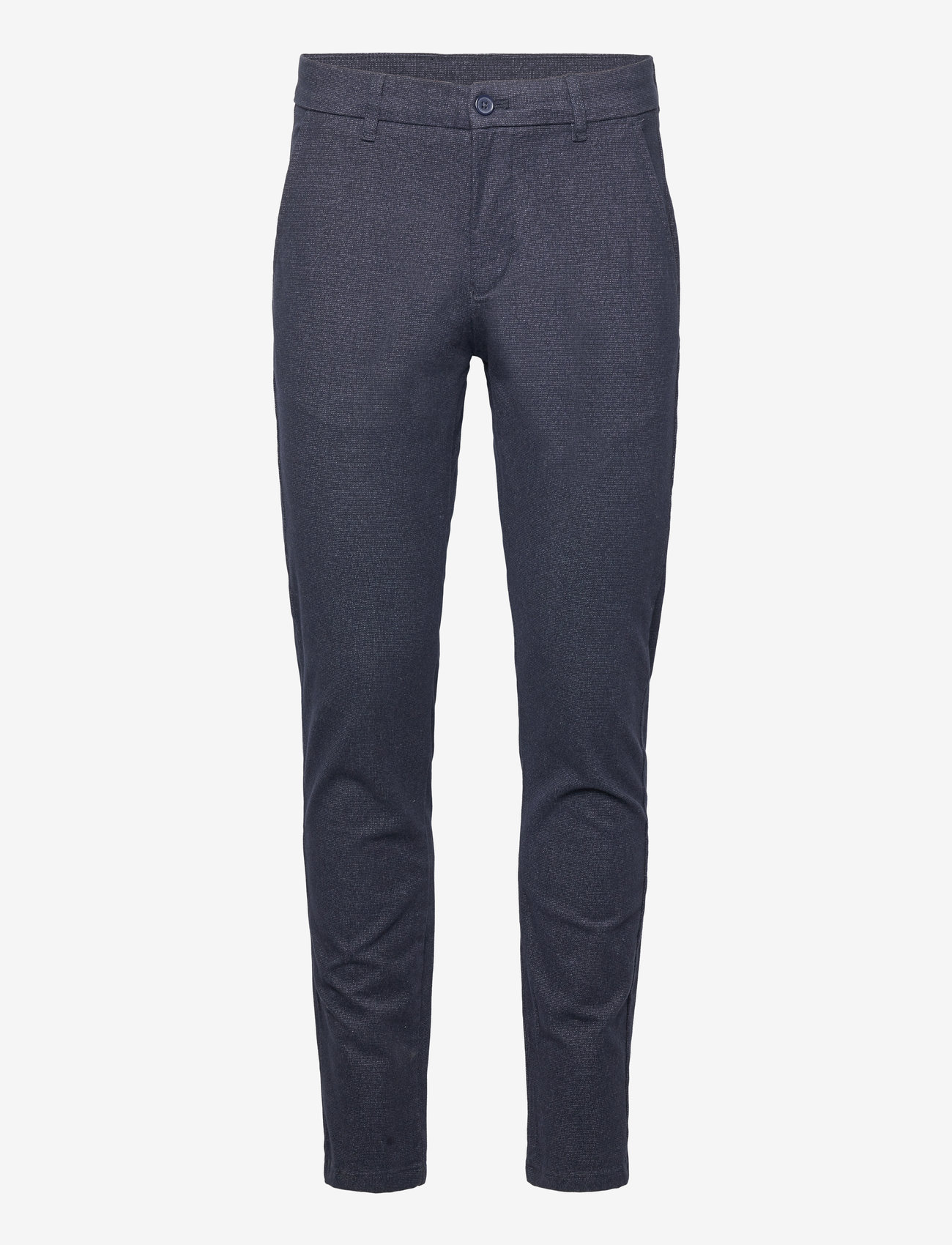Lindbergh - Structure superflex chinos - herbstliche kleidung - navy - 0