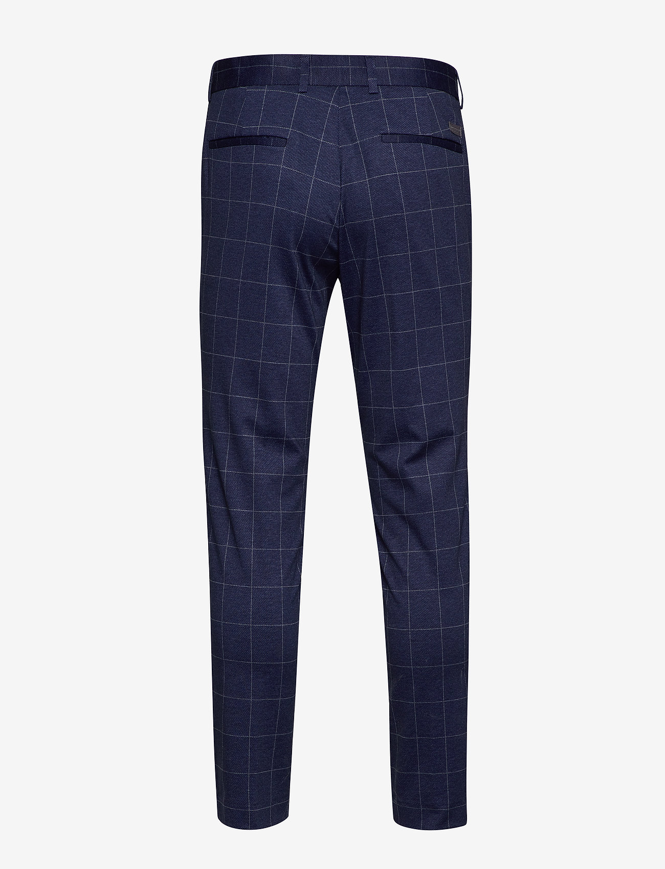 Lindbergh - Club pants - knitted check - blue check - 1