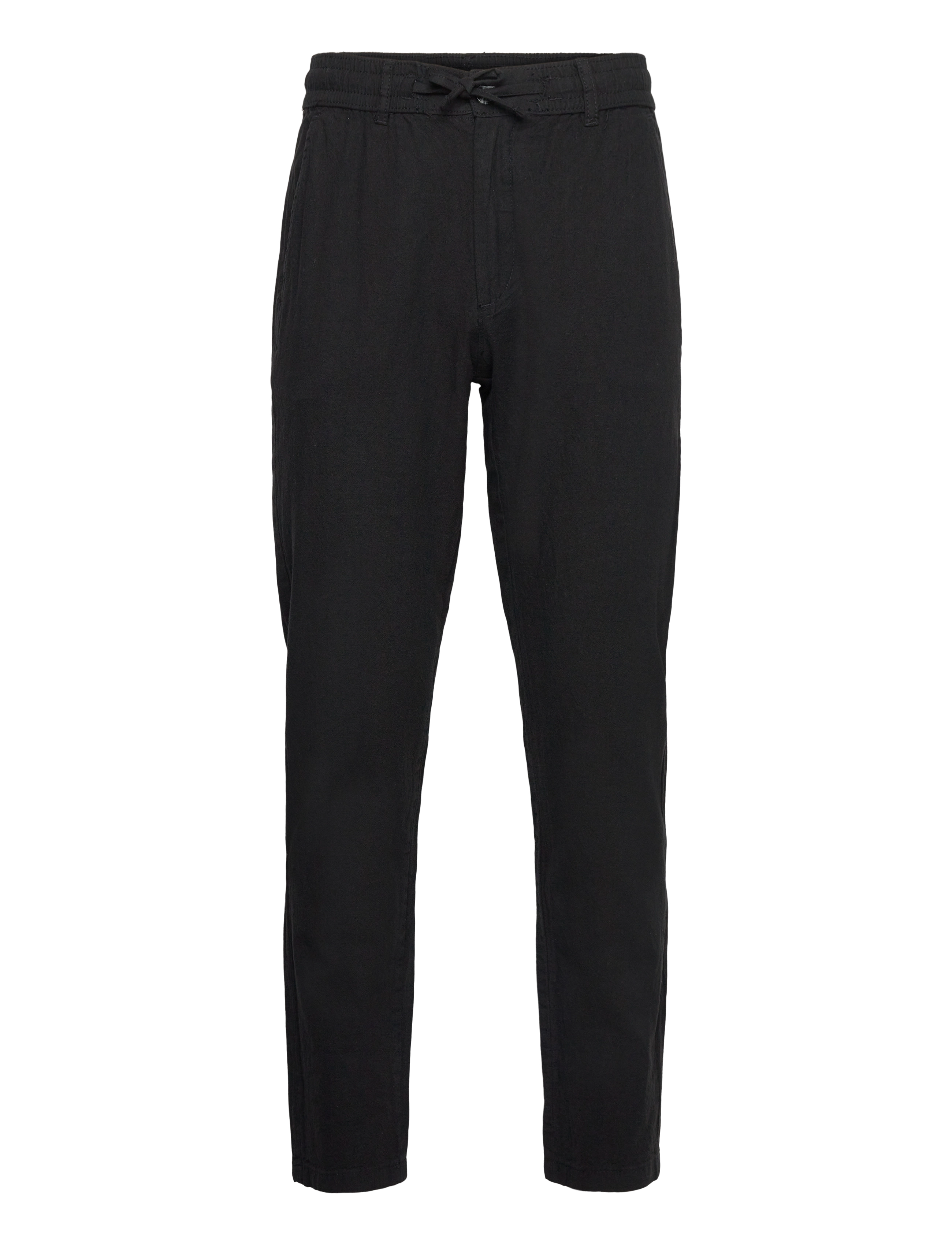 Lindbergh Linen pants - Püksid - BLACK / black