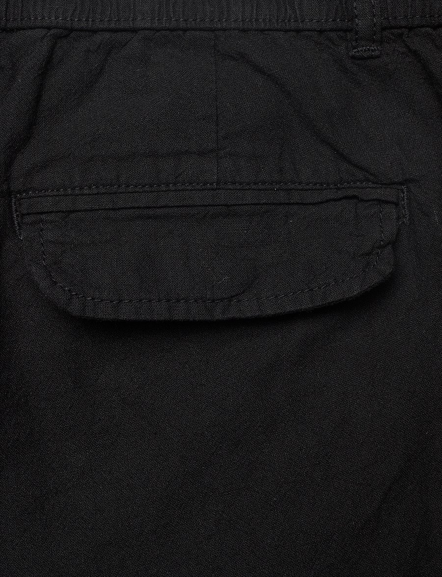Lindbergh - Linen pants - linnebyxor - black - 4