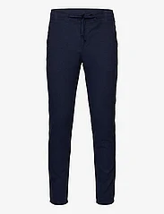 Lindbergh - Linen pants - pellavahousut - dk blue - 0