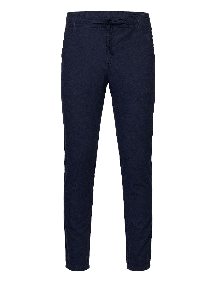 Lindbergh - Linen pants - leinenhosen - dk blue - 1