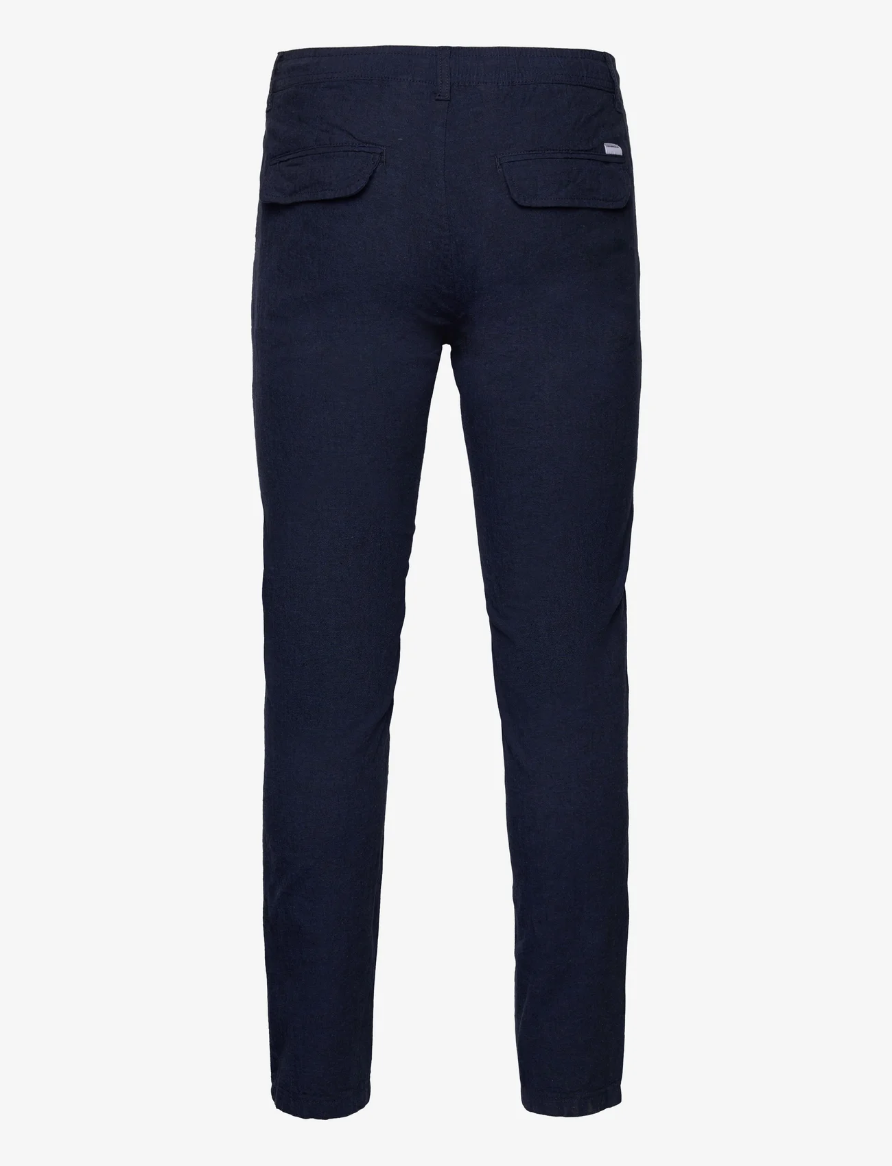 Lindbergh - Linen pants - spodnie lniane - dk blue - 1