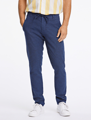 Lindbergh - Linen pants - linen trousers - dk blue - 2