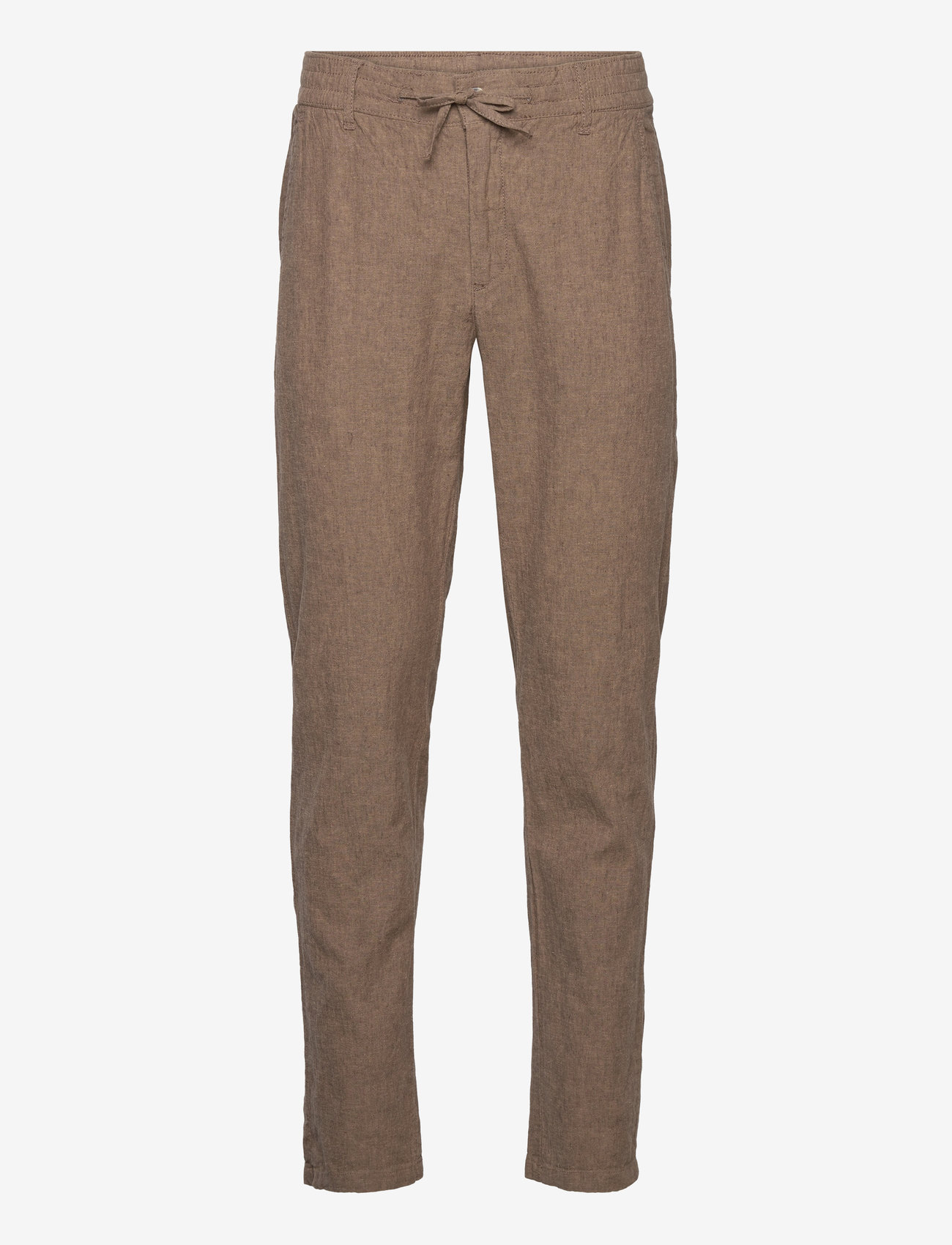 Lindbergh - Linen pants - efterårstøj - dk stone - 0
