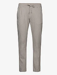 Lindbergh - Linen pants - hørbukser - grey - 0
