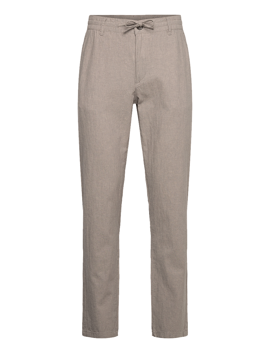 Lindbergh - Linen pants - pellavahousut - grey - 1
